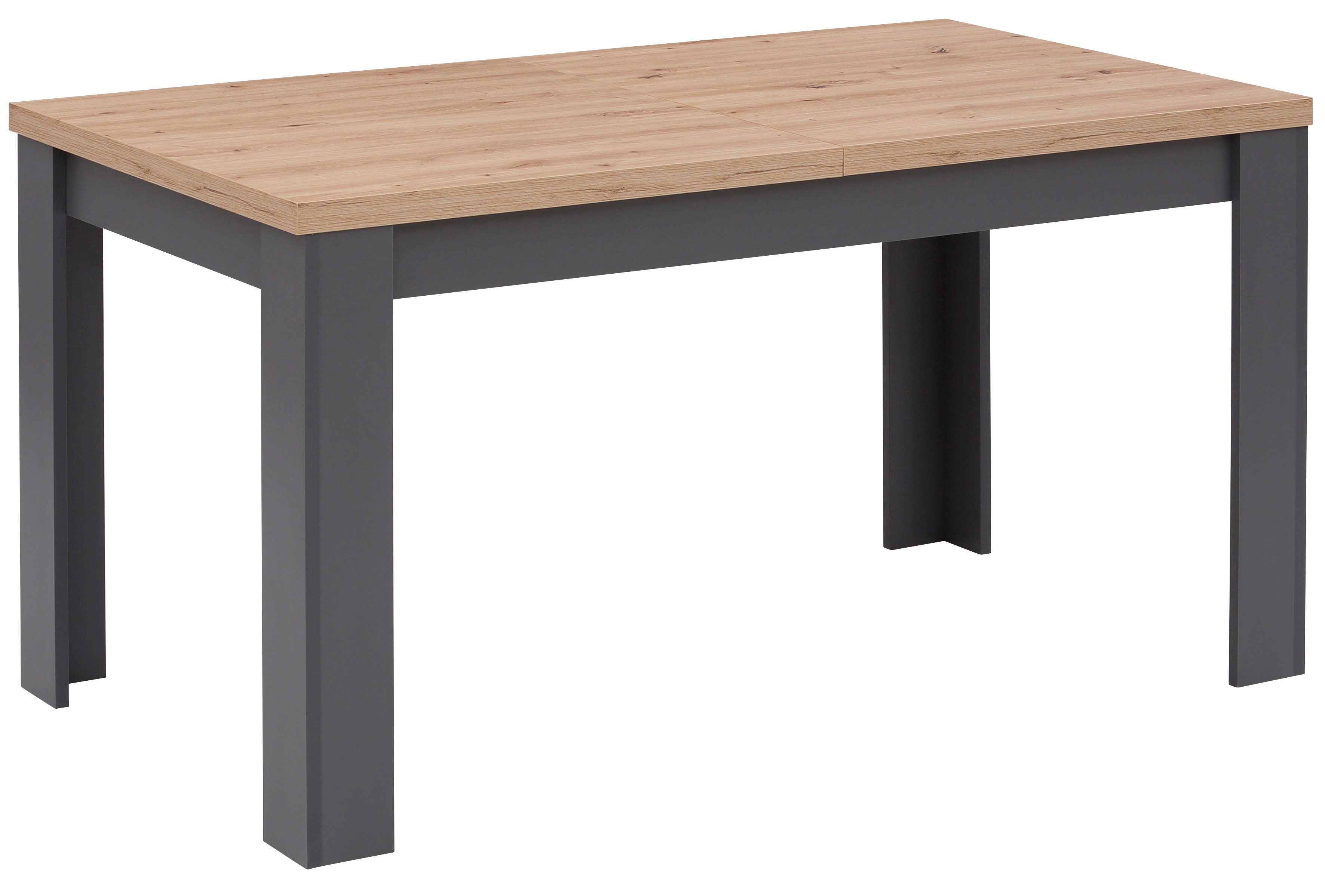 Home affaire Eethoek Bergamo 7-delig eettafelgroep met uitschuifbare tafel, verkrijgbaar in veel kleuren (set, 7-delig)
