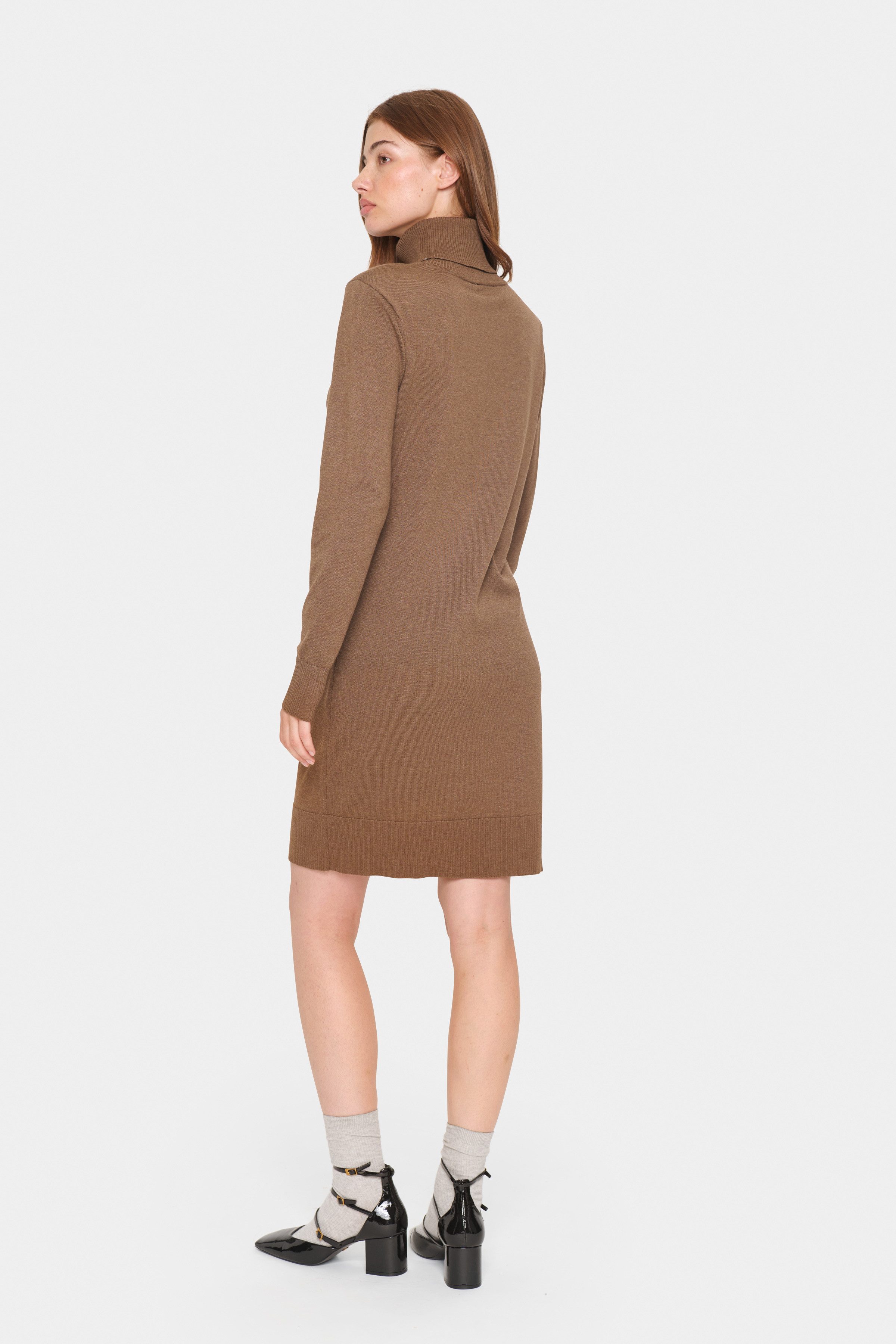 Saint Tropez Gebreide jurk U6801, MilaSZ Rollneck Dress