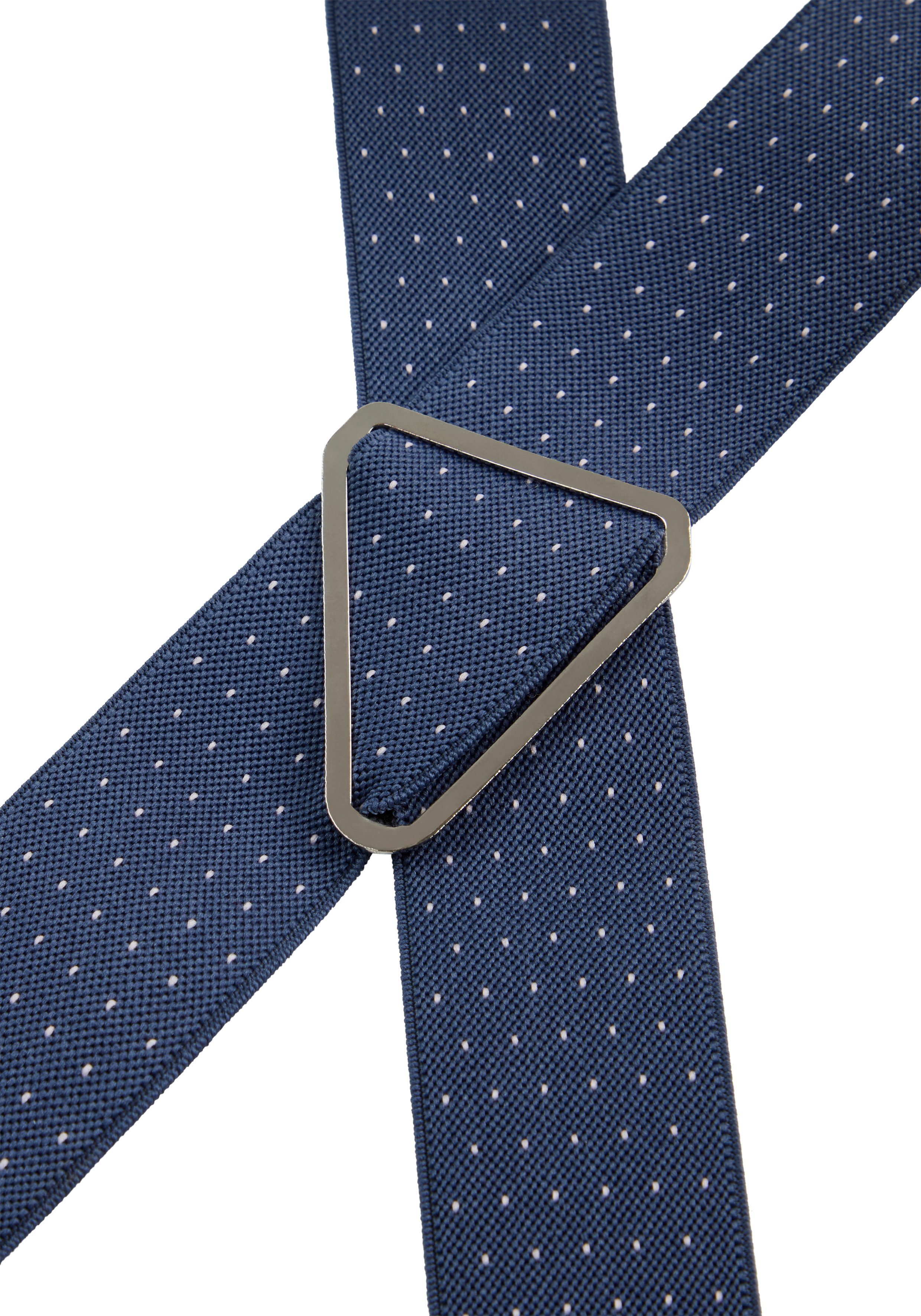 Man's World Bretels in comfortabele breedte & extra lengte tot 130 cm - nieuwe kleur jeansblauw