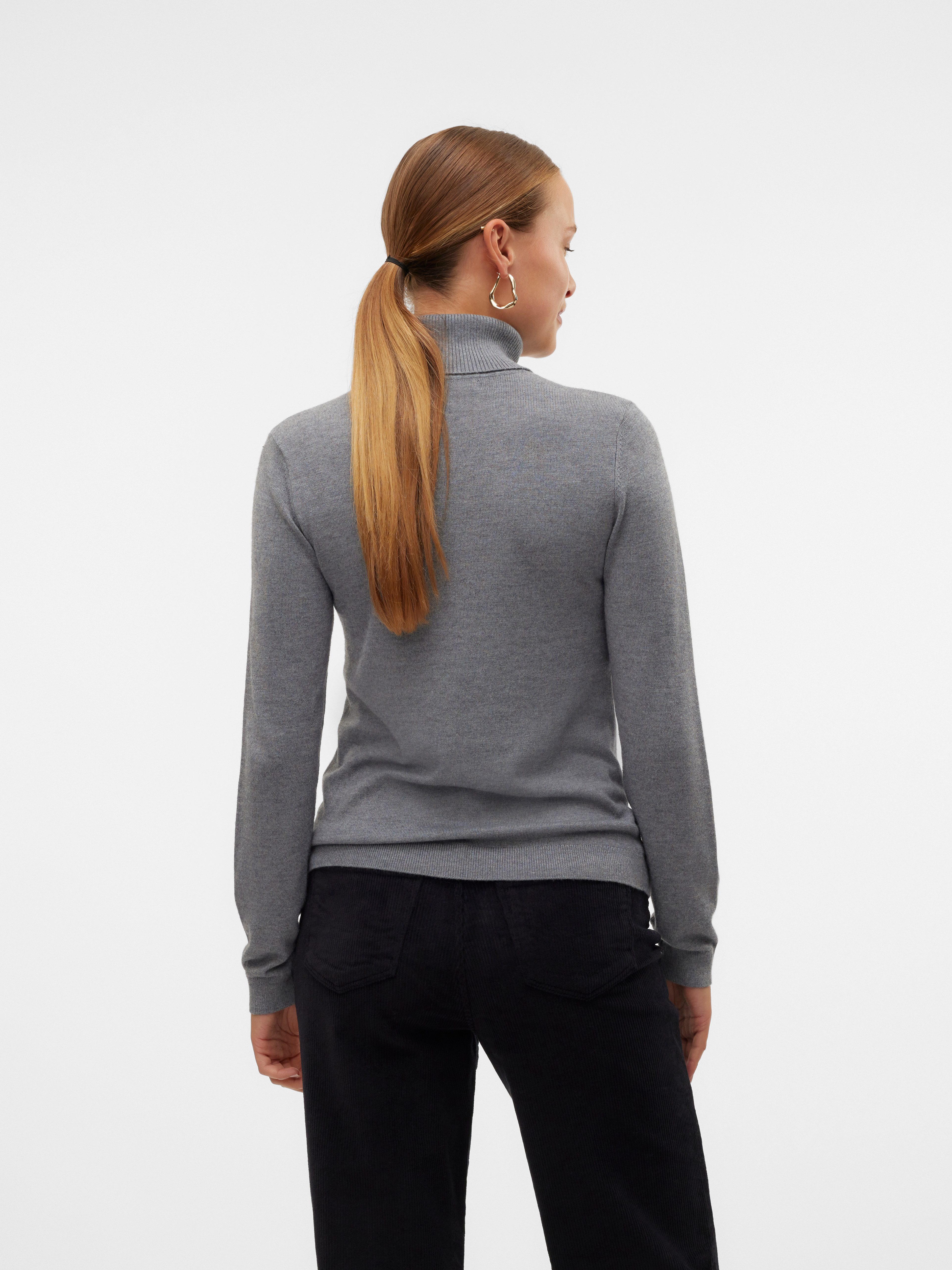 Vero Moda Gebreide trui VMIRIS LS ROLLNECK PULLOVER GA NOOS