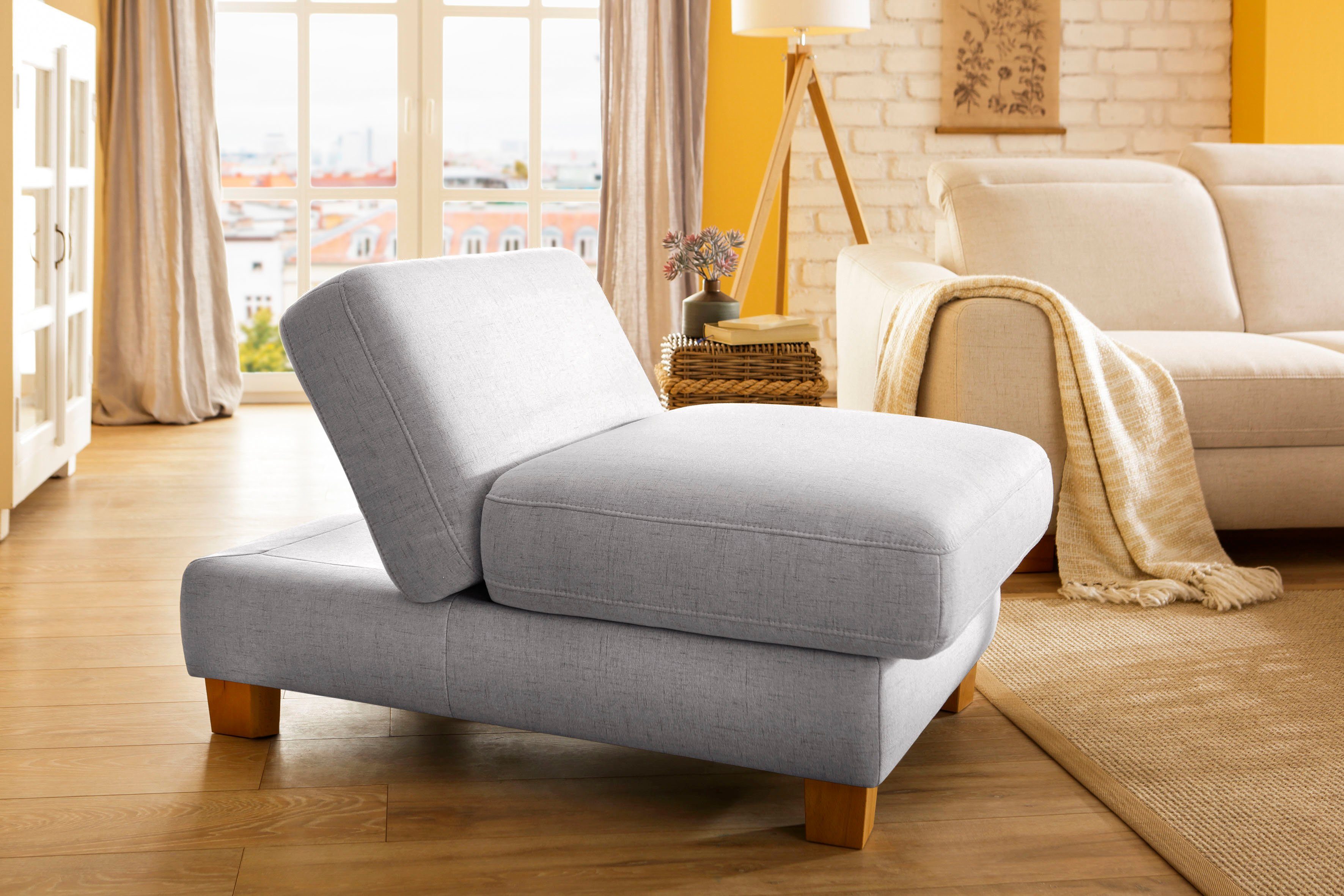Home affaire Hocker Dundee met inklapfunctie - als een fauteuil te gebruiken