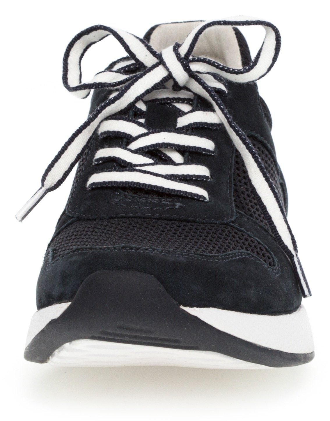 Gabor Rollingsoft Sneakers met sleehak met optifit verwisselbare binnenzool, vrijetijdsschoen, lage schoen, veterschoen