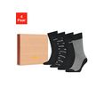 levi's sokken in chique cadeauverpakking (box, 4 paar) zwart