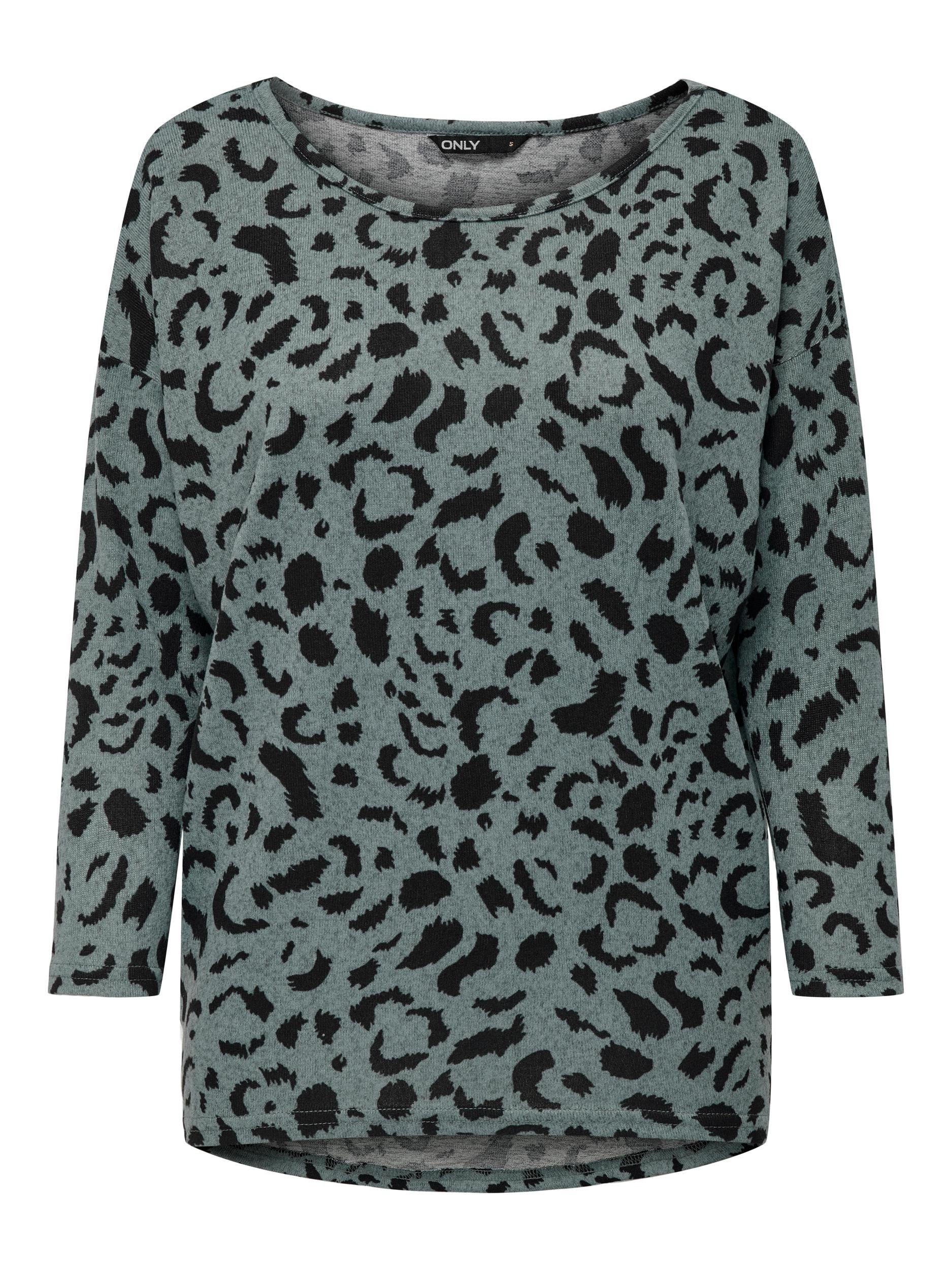 Only Shirt met 3/4 mouwen ONLELCOS 4/5 AOP TOP JRS