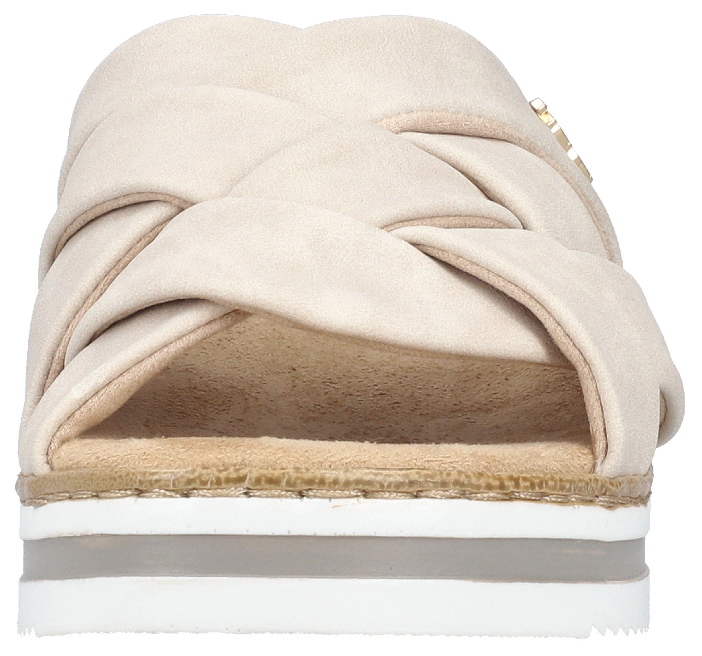 Rieker Slippers , sleehak, zomerschoen, pantoffels met zachte binnenzool