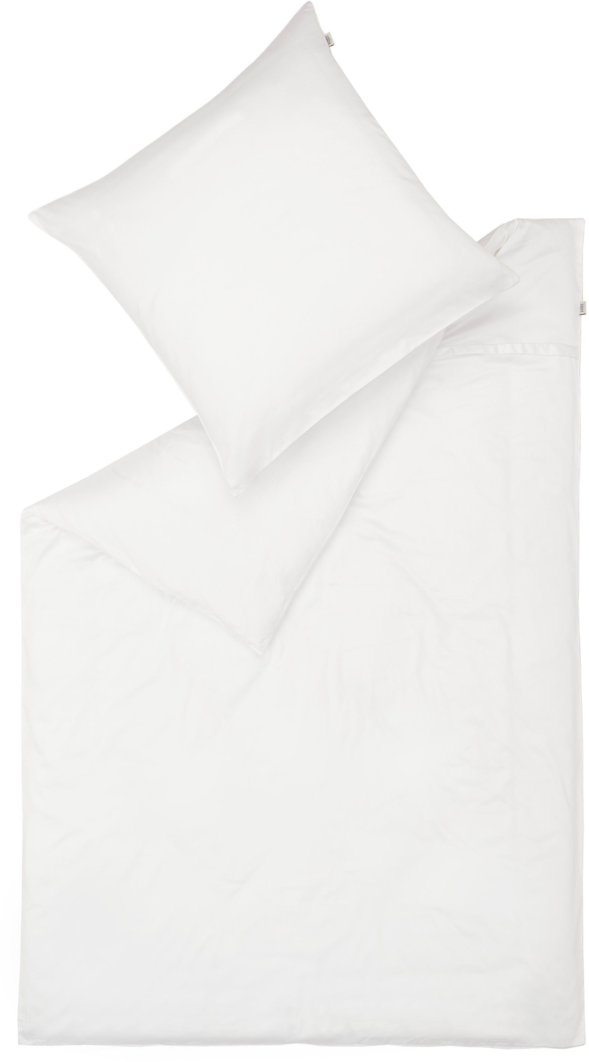 SCHÖNER WOHNEN-KOLLEKTION Beddengoed Pure in maat 135x200, 155x220 of 200x200 cm Dekbedovertrek van katoen in satijn-kwaliteit, unikleurige dekbedovertrek