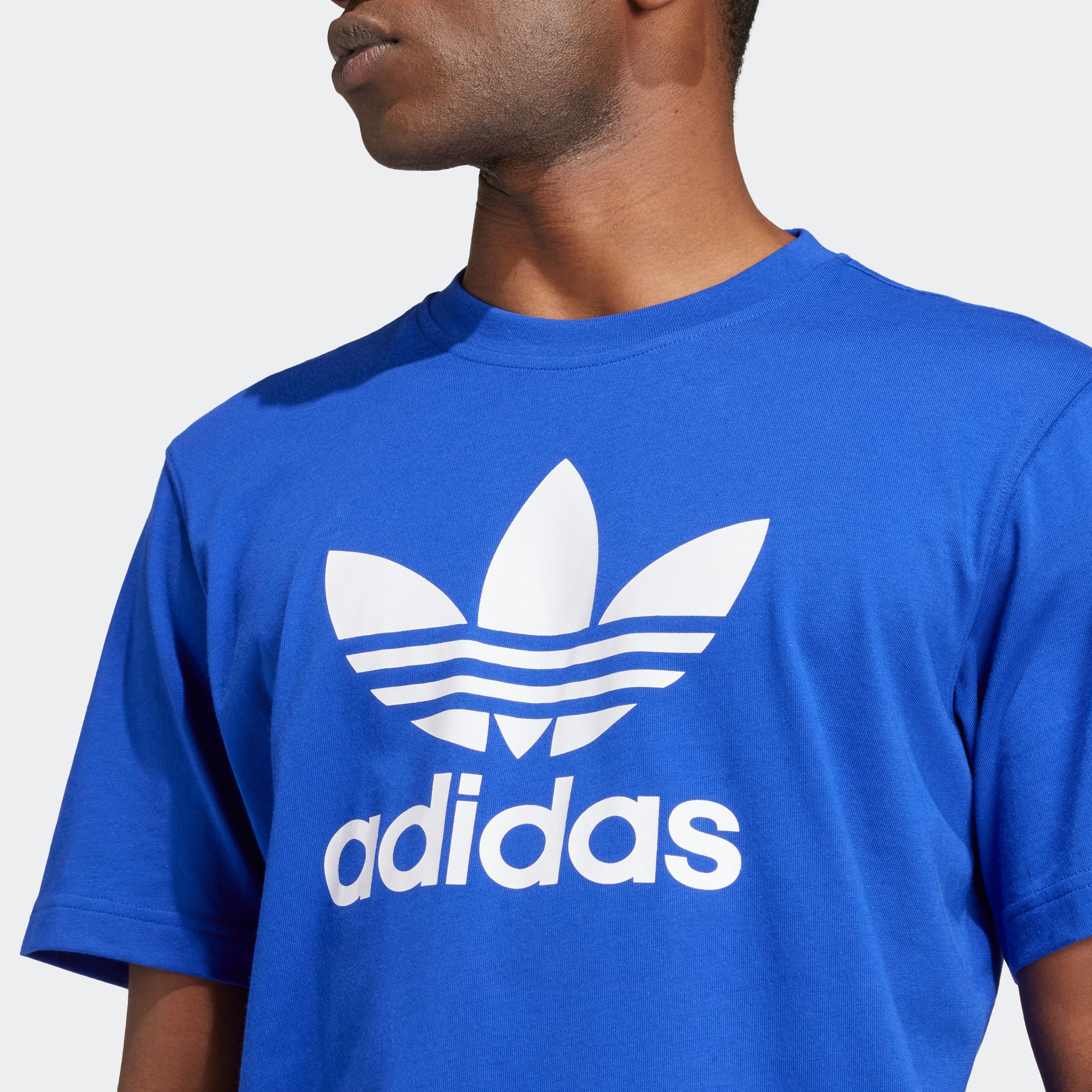 adidas Originals T-shirt TREFOIL T-SHIRT Basic shirt met grote trefoil logoprint