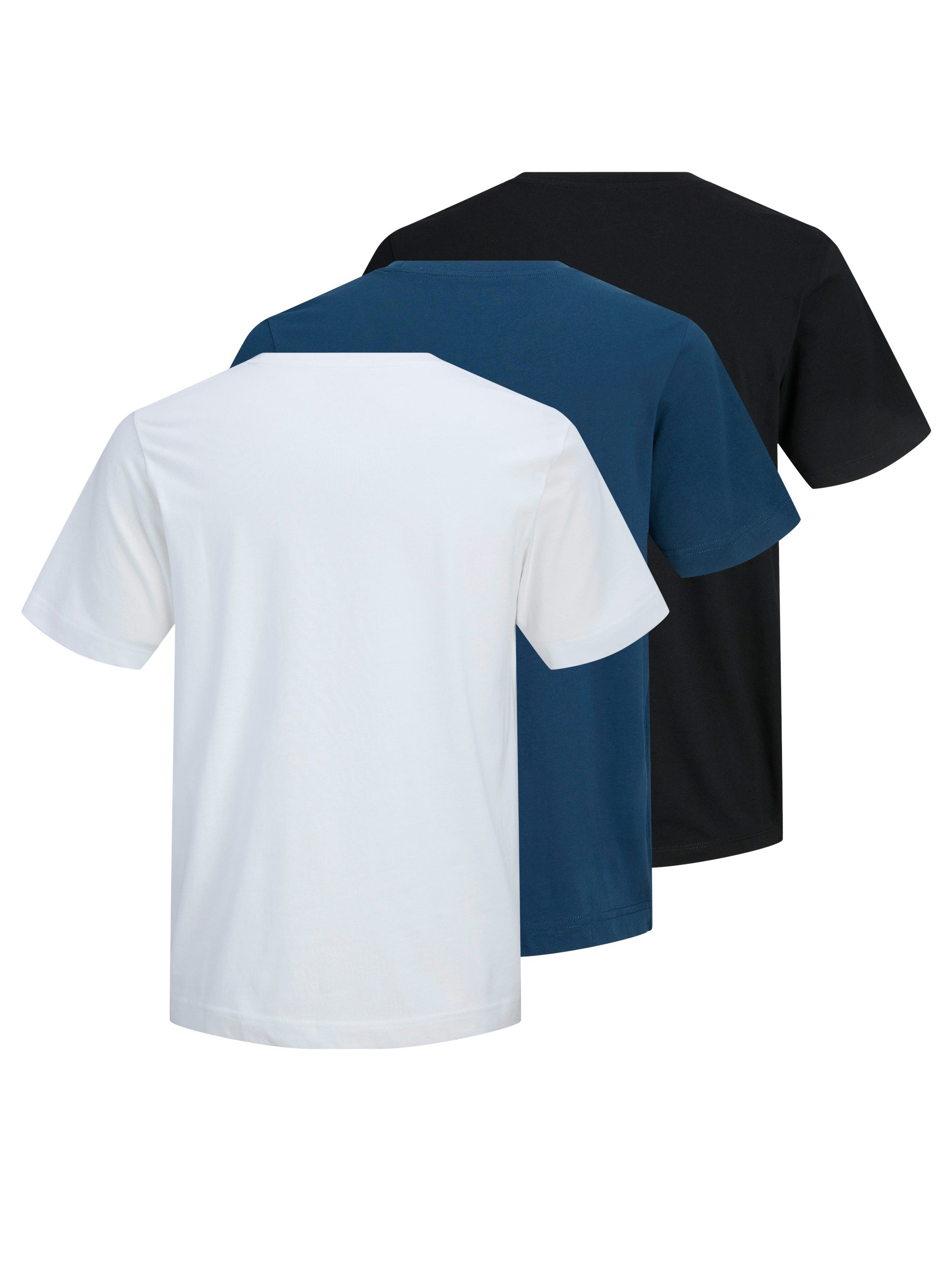 Jack & Jones Shirt met ronde hals JCOCONDOR TEE SS CREW NECK 3PK MP (set, 3-delig)