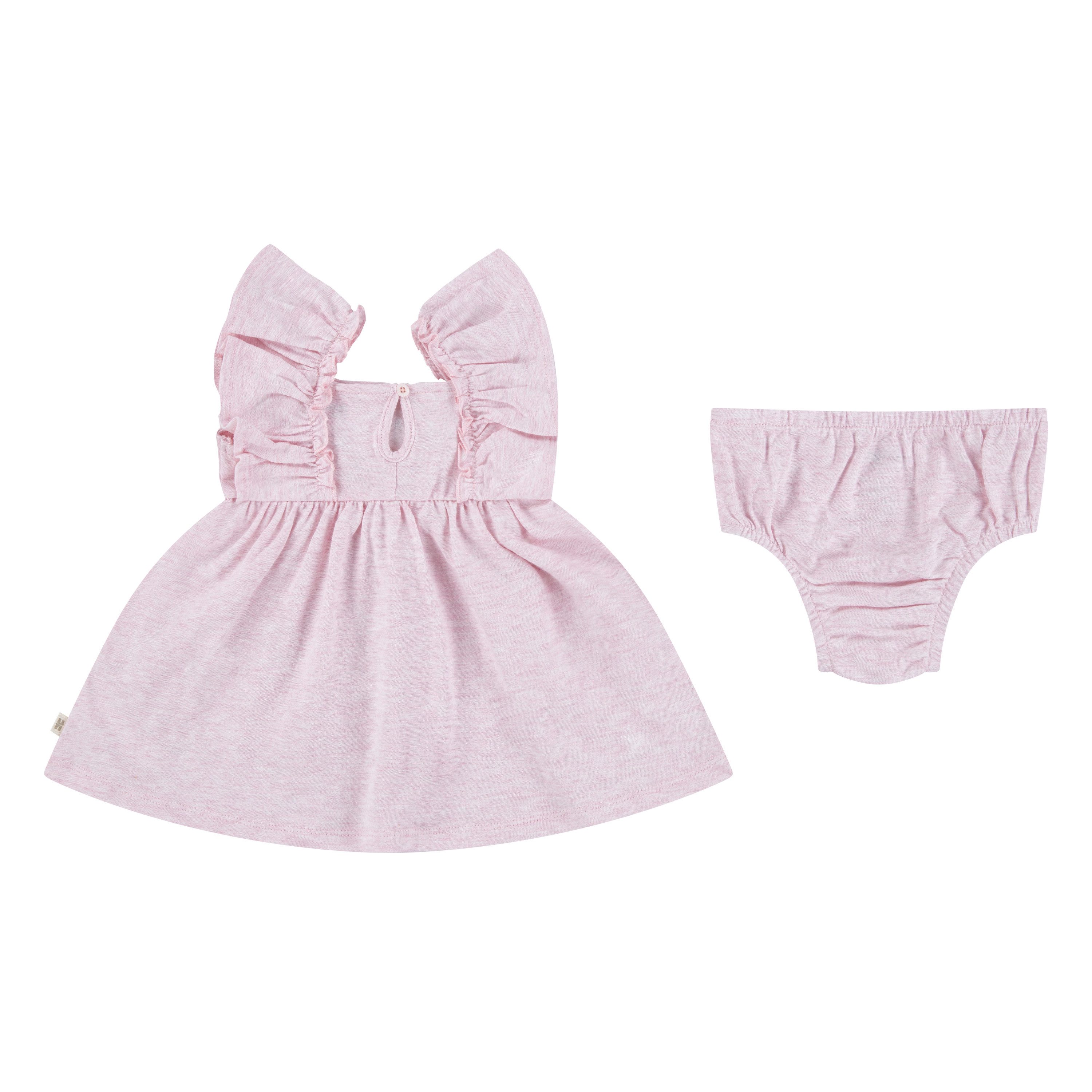 MUSTANG Jerseyjurk (set, 2-delig) meisjes jurken maat 5 (80) roze