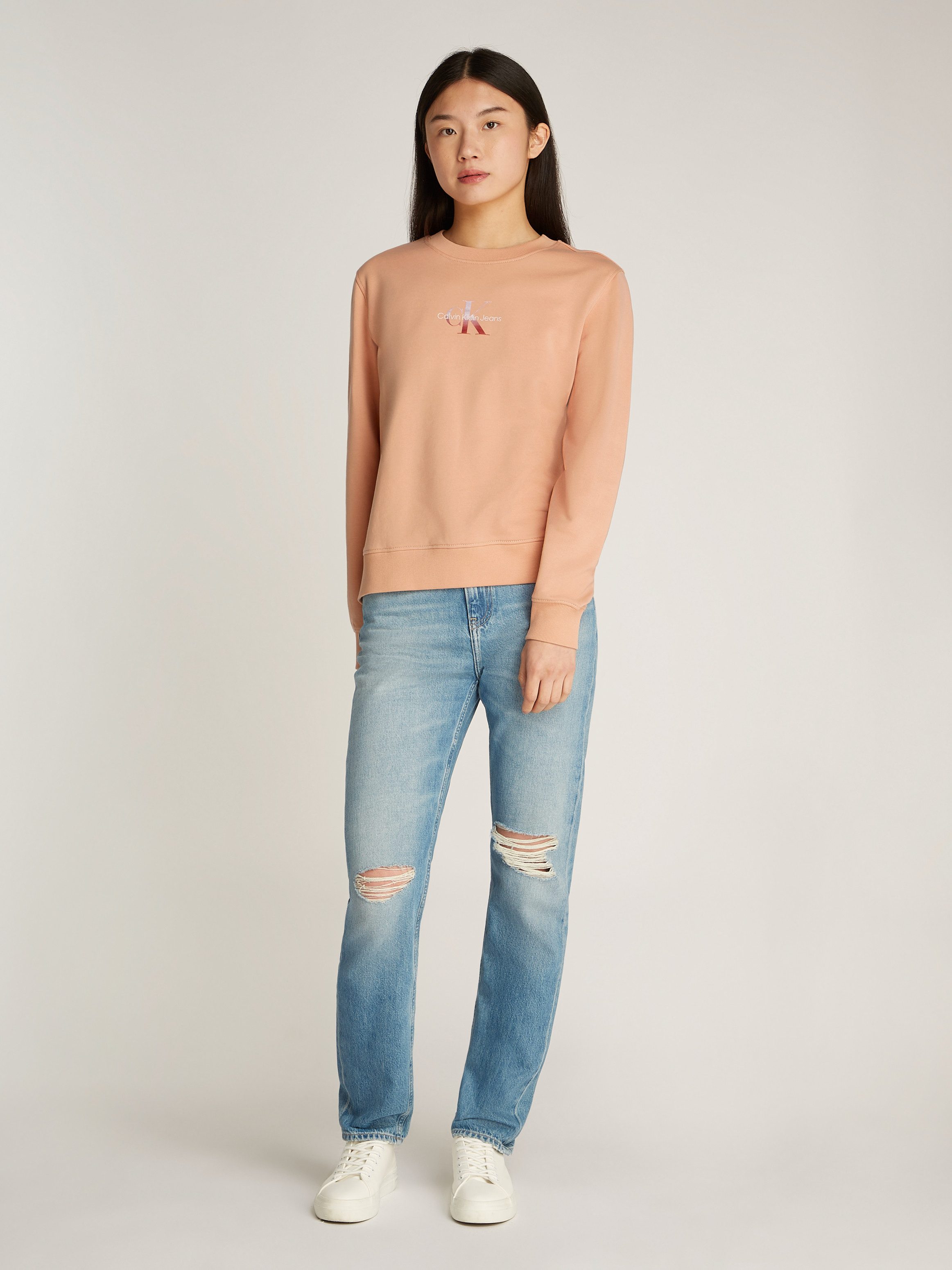 Calvin Klein Sweatshirt GRADIENT MONOLOGO CREWNECK