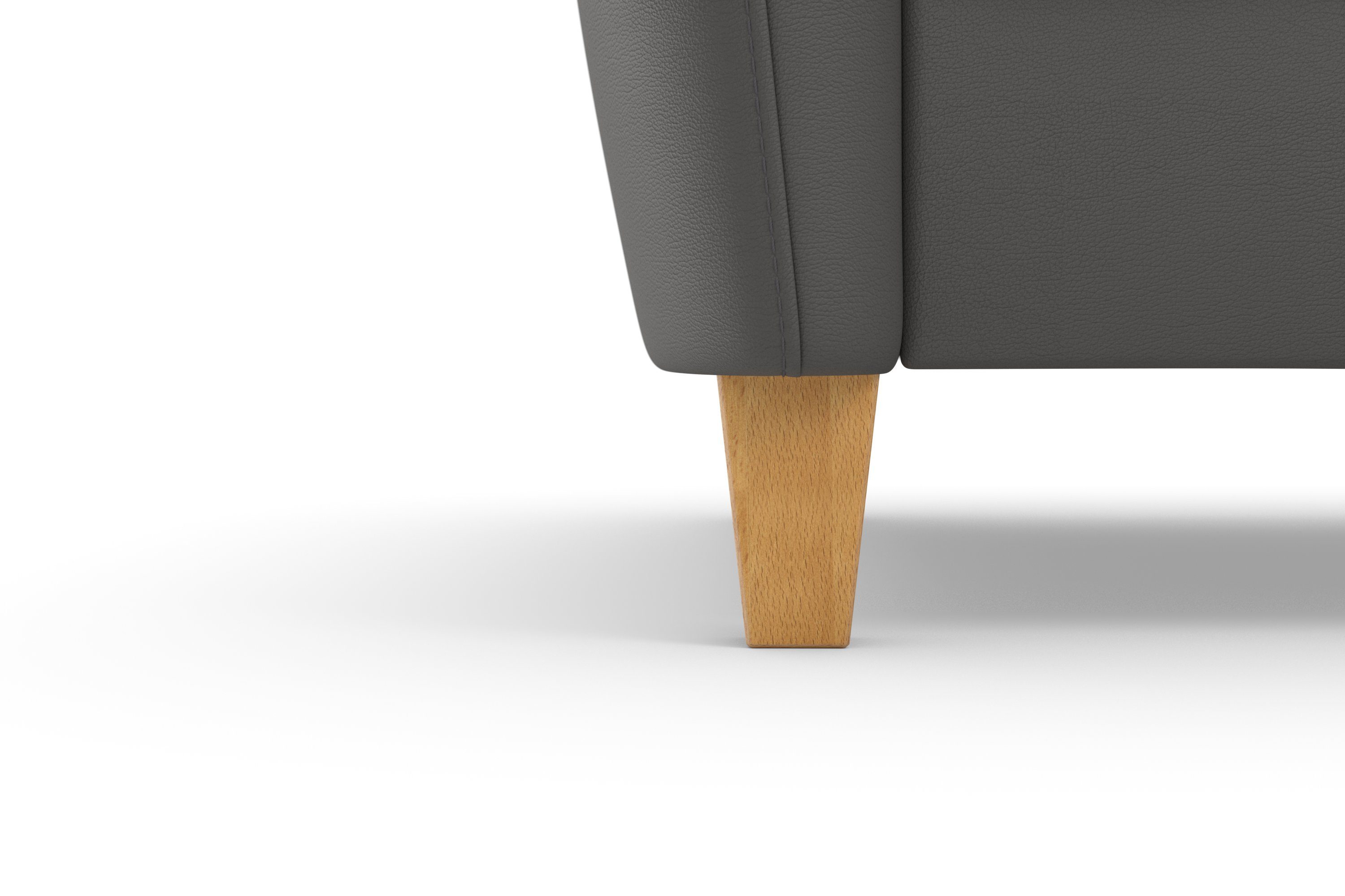 Home affaire Hoekbank Palmera L-vorm, B: 236 cm optioneel bedfunctie & bedlade, veerkern