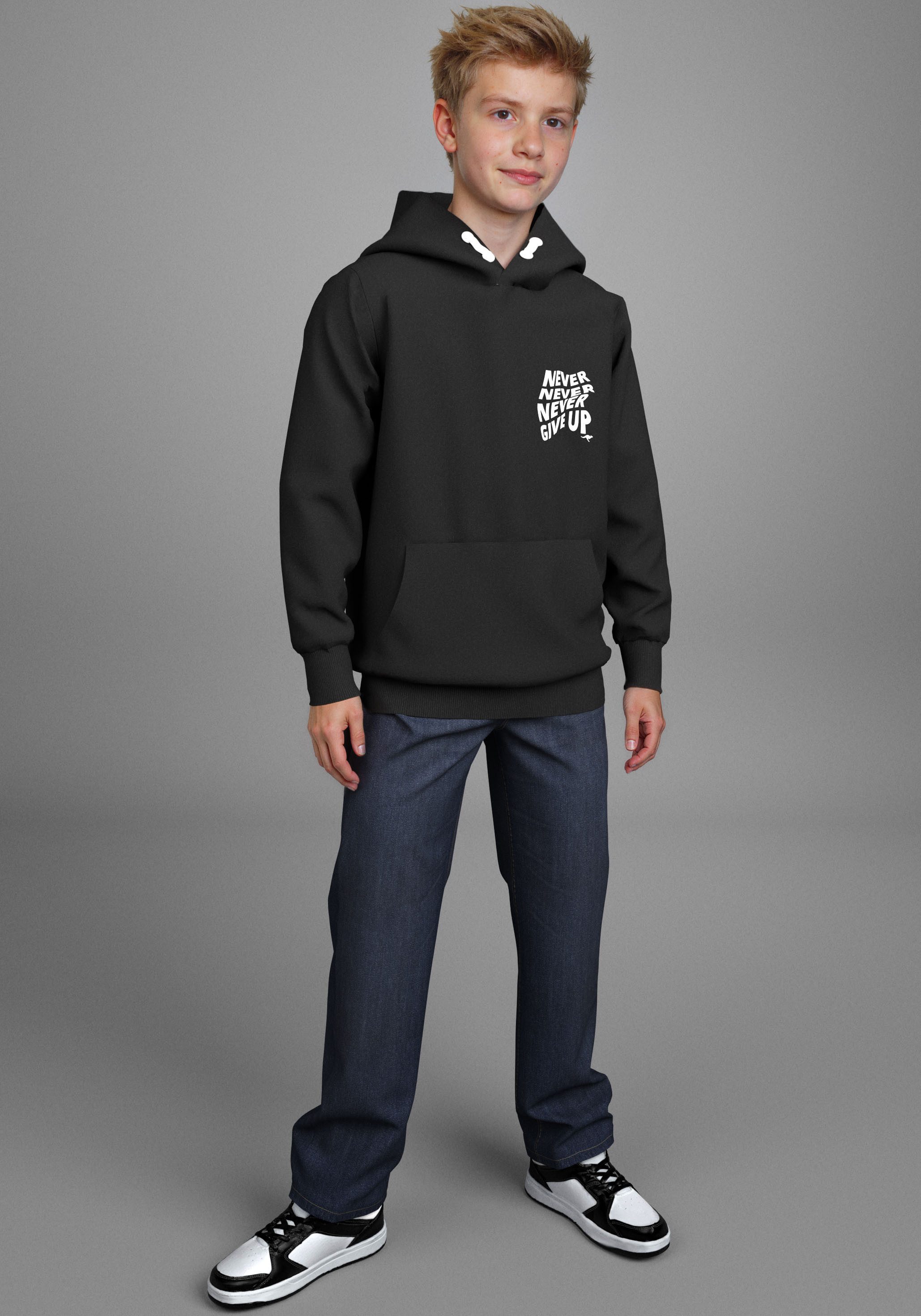 KangaROOS Hoodie Never give up