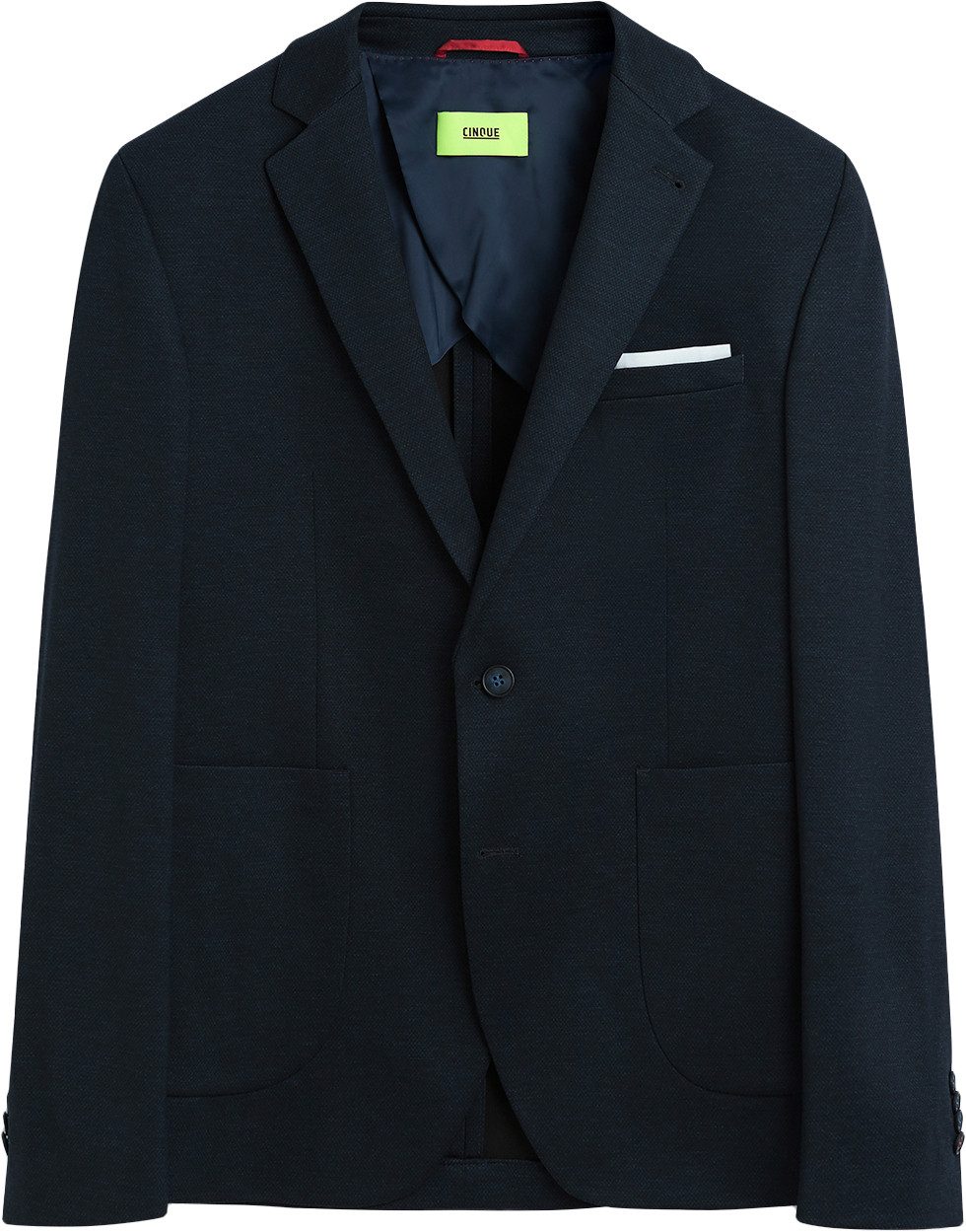 Cinque Colbert bij een pak CIDATI met modieuze structuur heren colberts & blazers maat 54-smal blauw
