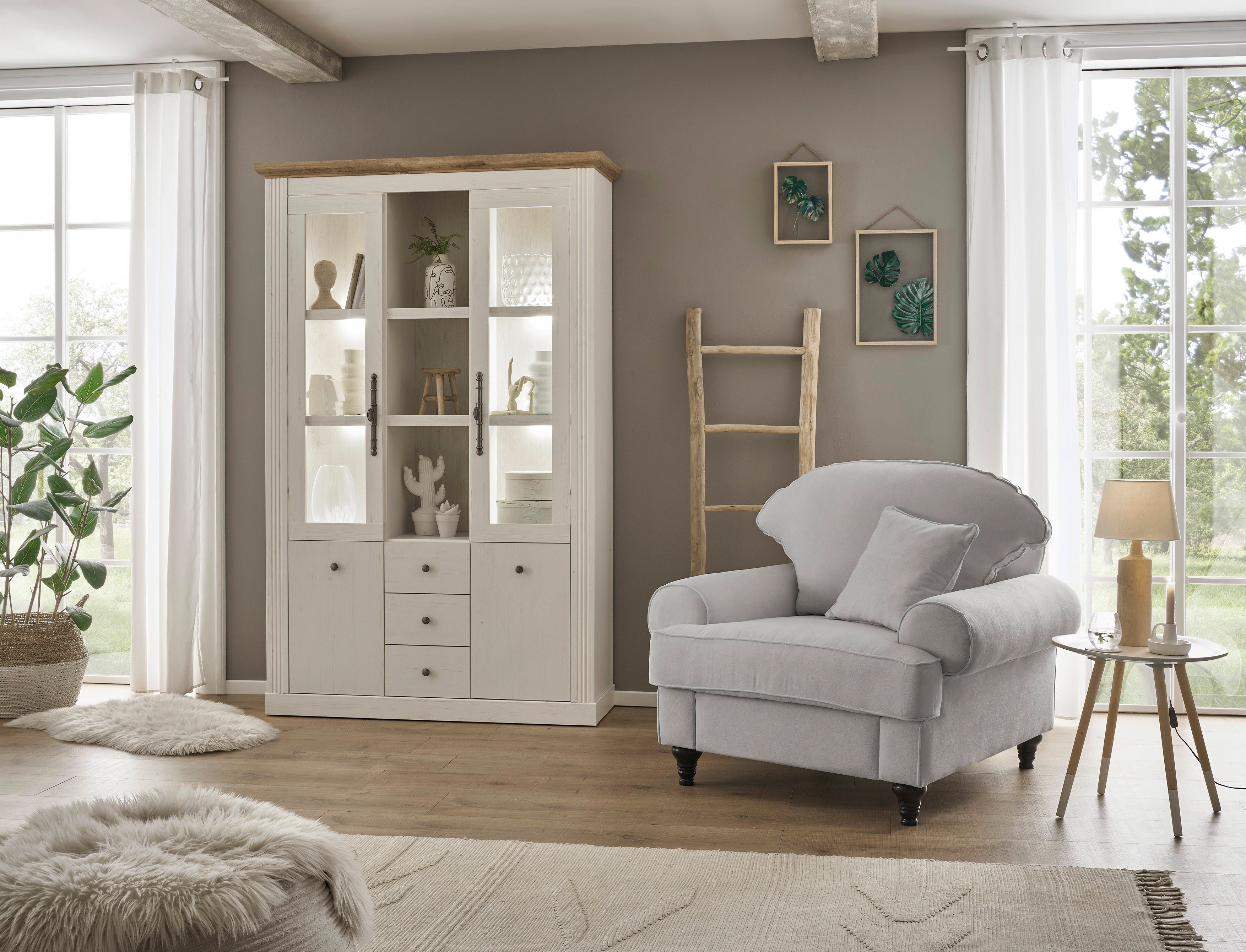 Home affaire Fauteuil Westminster met binnenveringsinterieur
