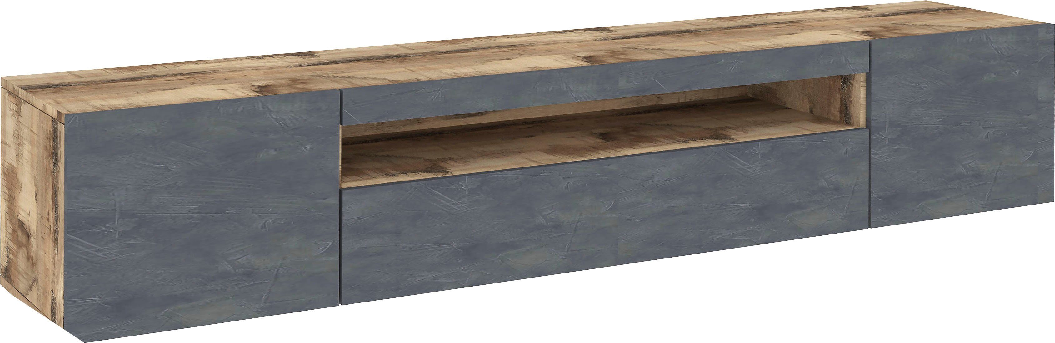 INOSIGN Tv-meubel Egypt Breedte 200 cm lowboards bruin
