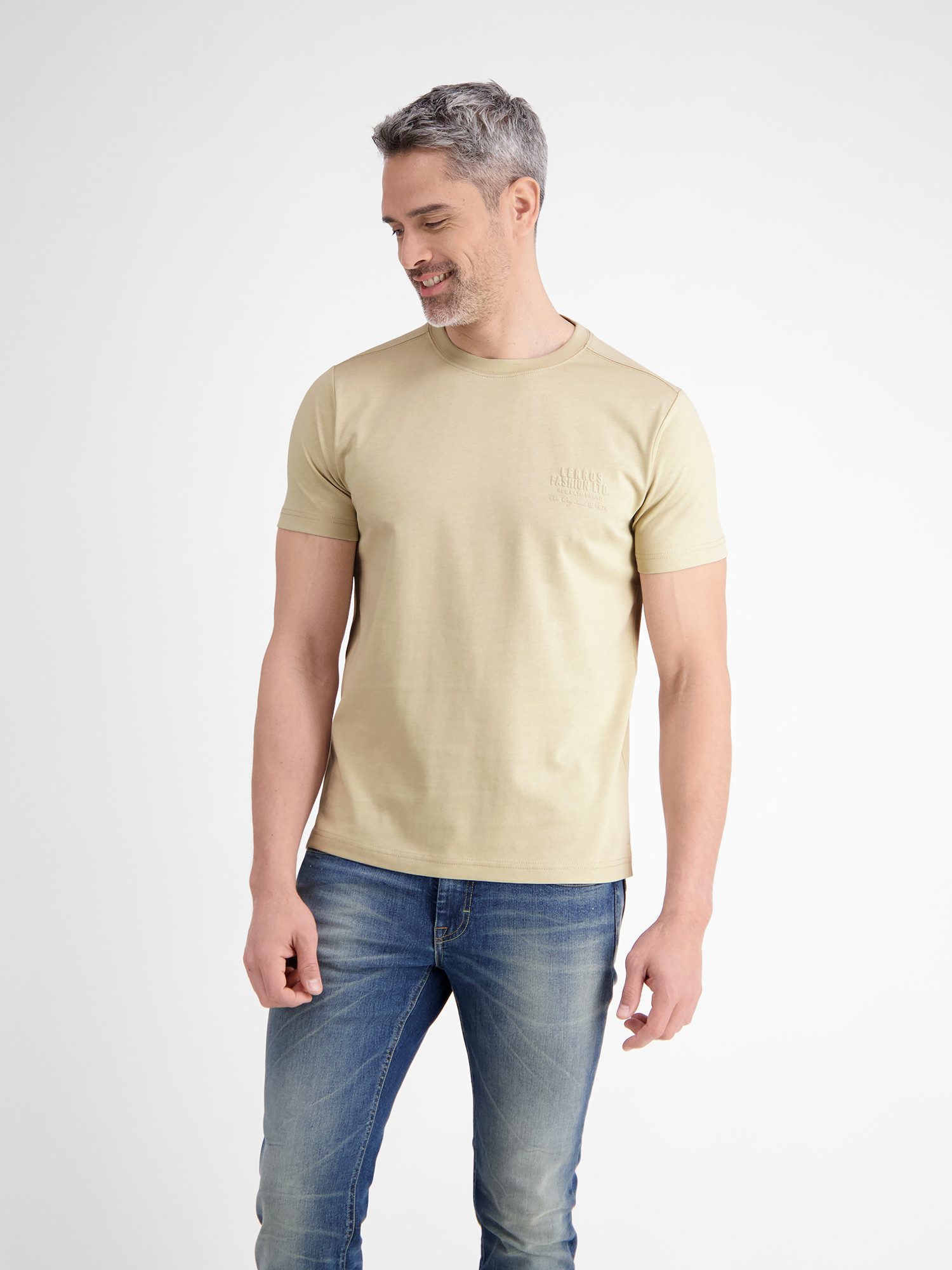 Lerros T-shirt LERROS heren T-shirt in zachte jerseykwaliteit