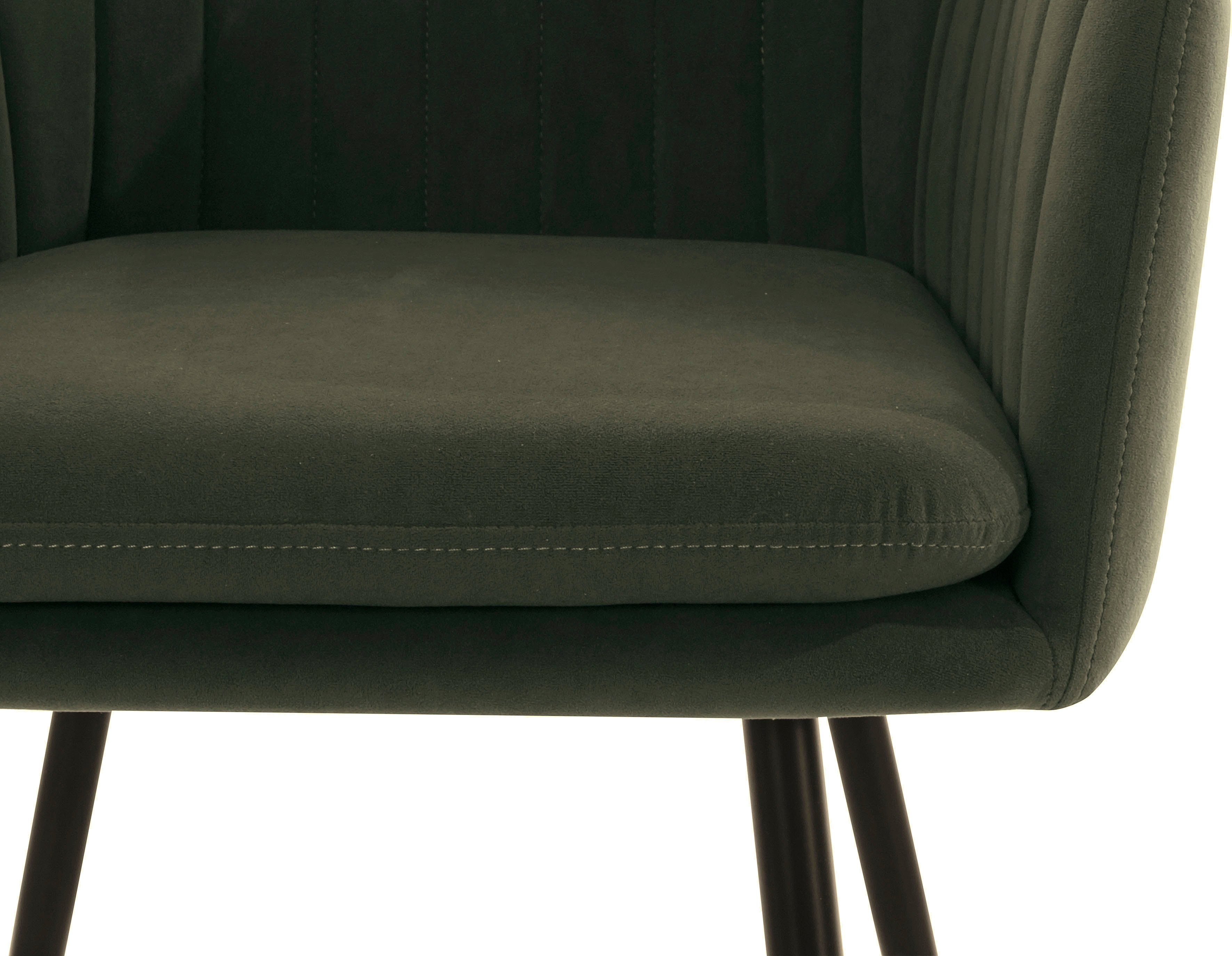 HELA Stoel met armleuningen Carla comfortabele fauteuil, kuipstoel (set)