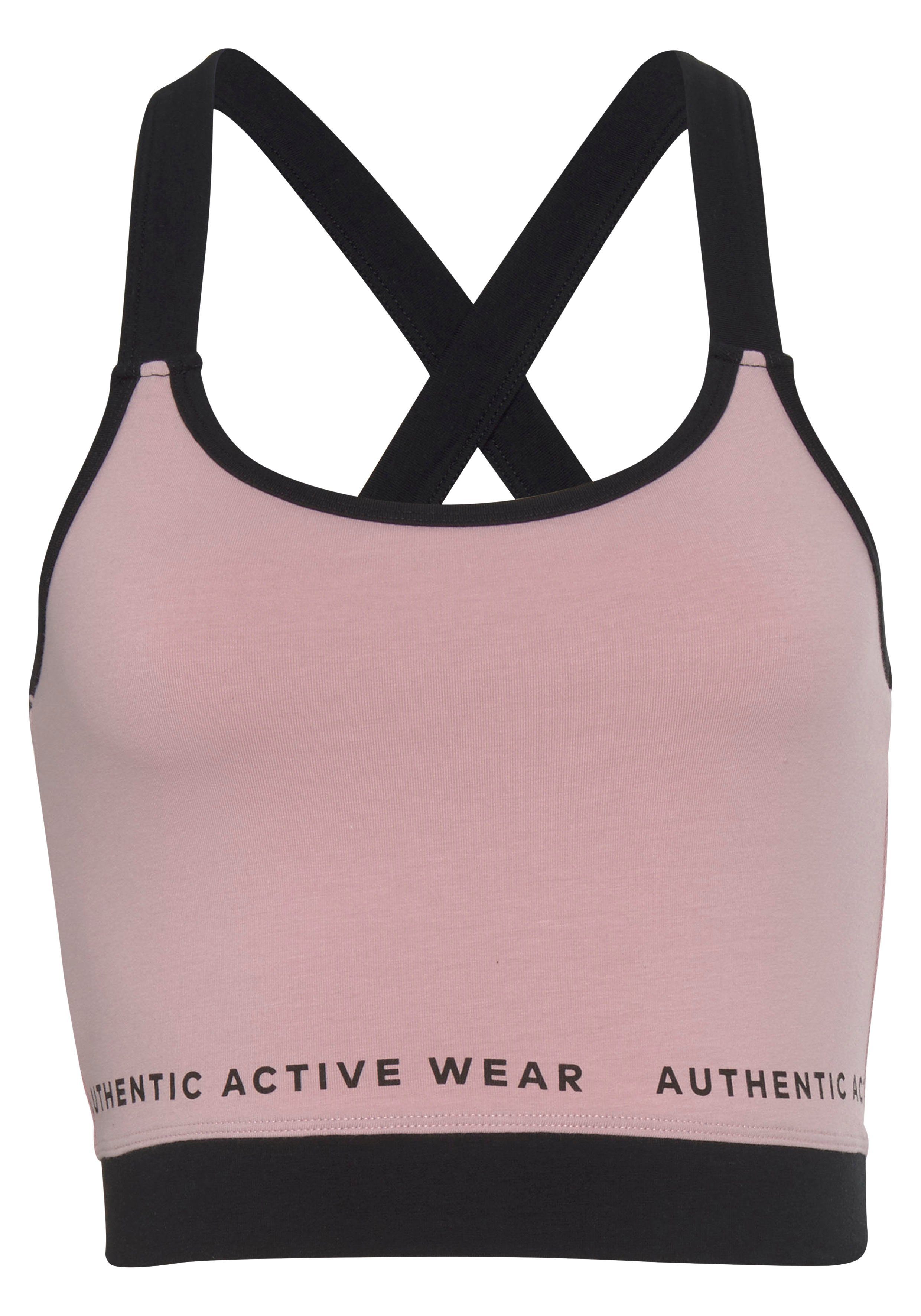 vivance active Crop-top -Sporttop met racerback