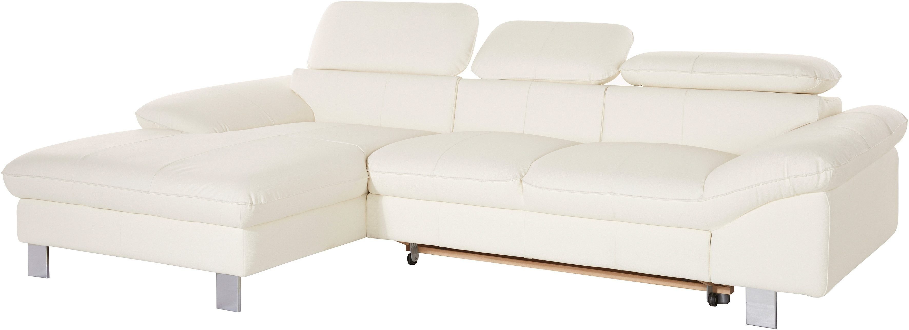COTTA Zithoek Driver L-vorm Set bestaande uit: hoekbank met hoofdverstelling & hocker (set)