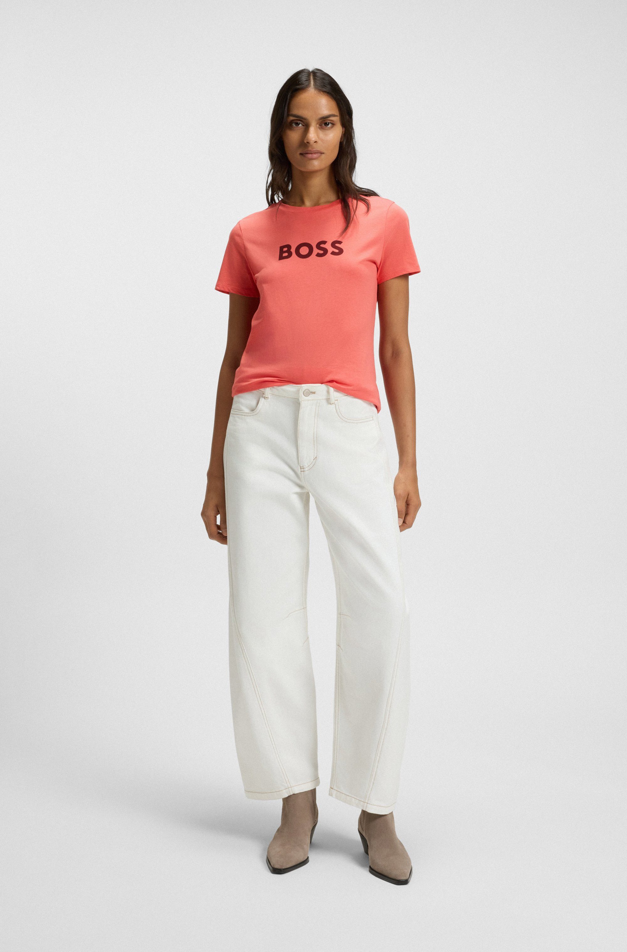 Boss Orange T-shirt Elogo Premium Damesmode