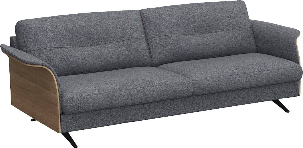 FLEXLUX 3-zitsbank Glow designbank, comfortabel en comfortabel door hoogwaardige zitconstructie