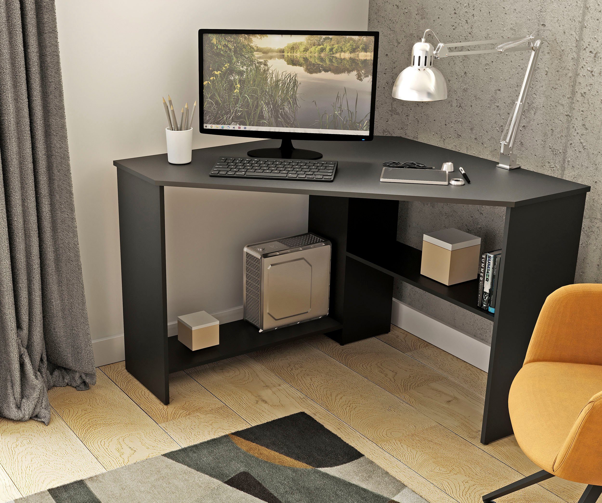 INOSIGN Bureau RINO Breedte 80 cm, hoekbureau in modern design