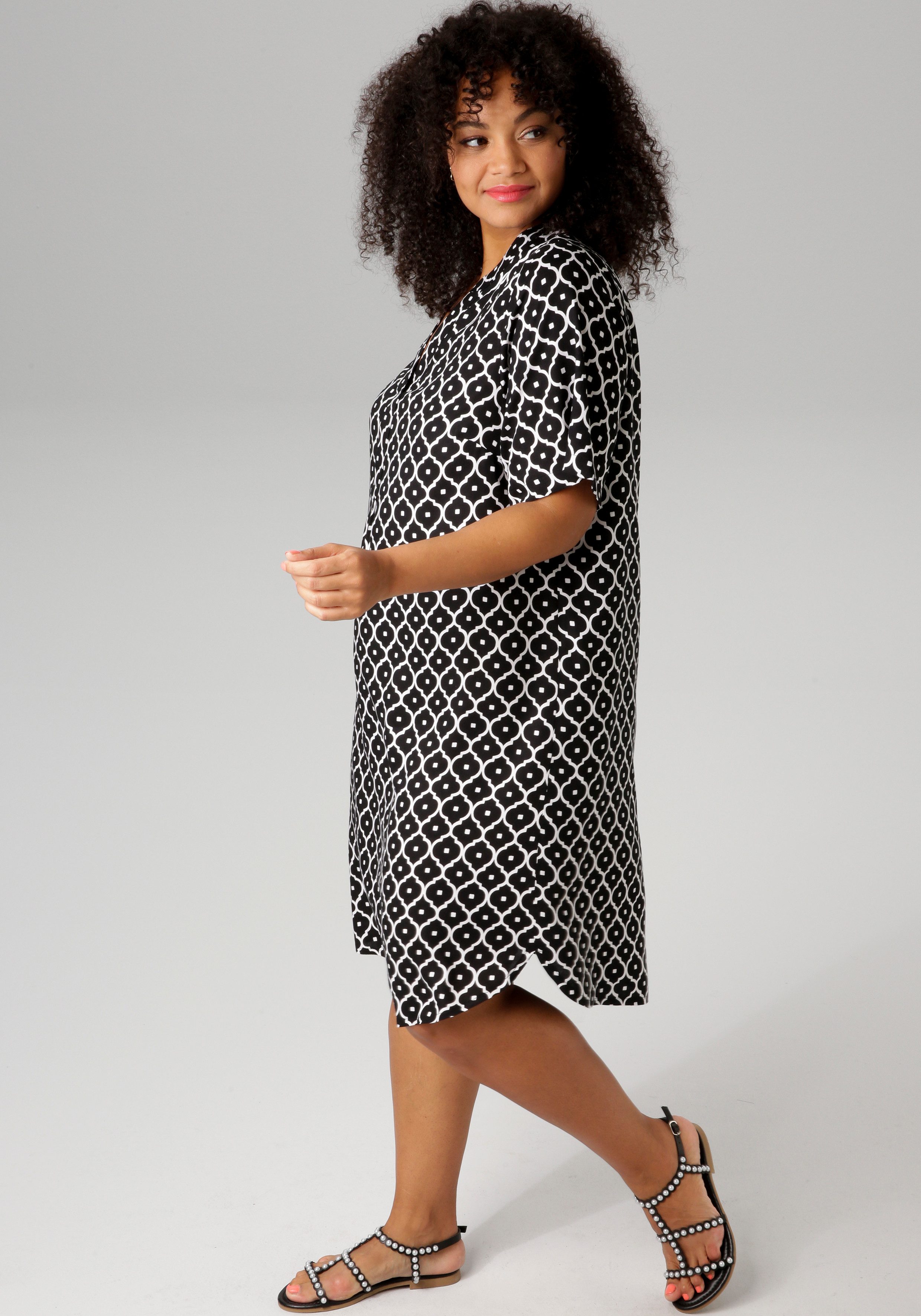 Aniston PLUS Blousejurk in trendy print - nieuwe collectie