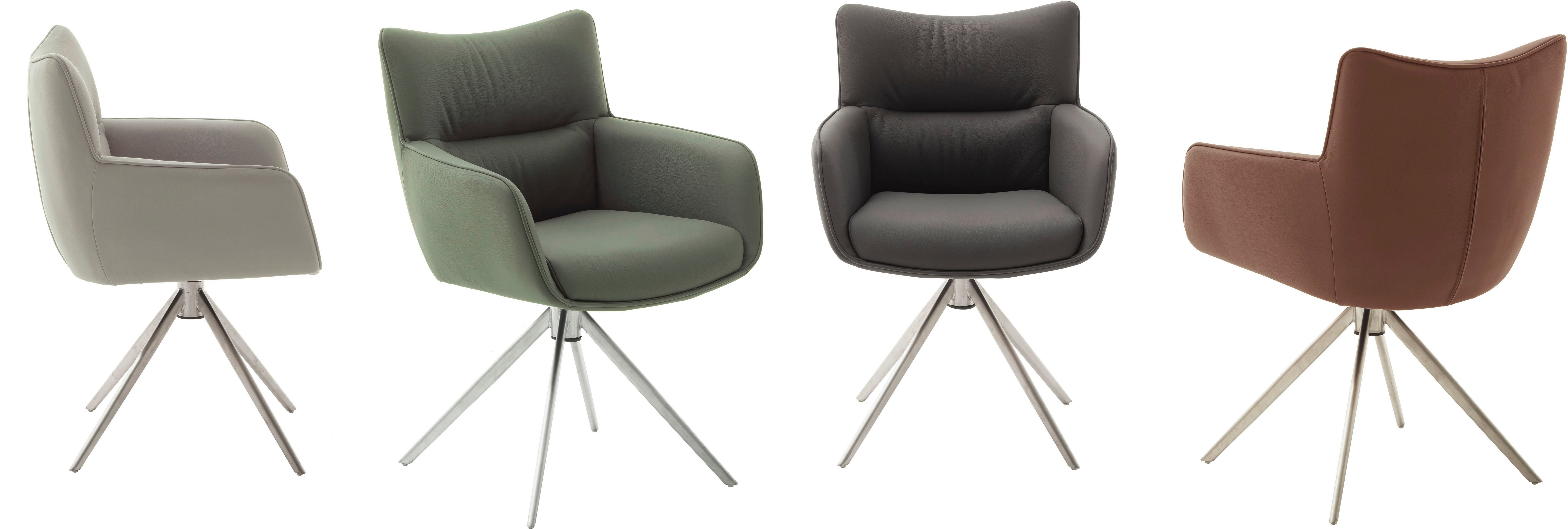 MCA furniture Stoel met 4 poten Limoen (set, 2 stuks), 360° draaibaar, belastbaarheid 120 kg, zithoogte ca. 49 cm (set, 2 stuks)