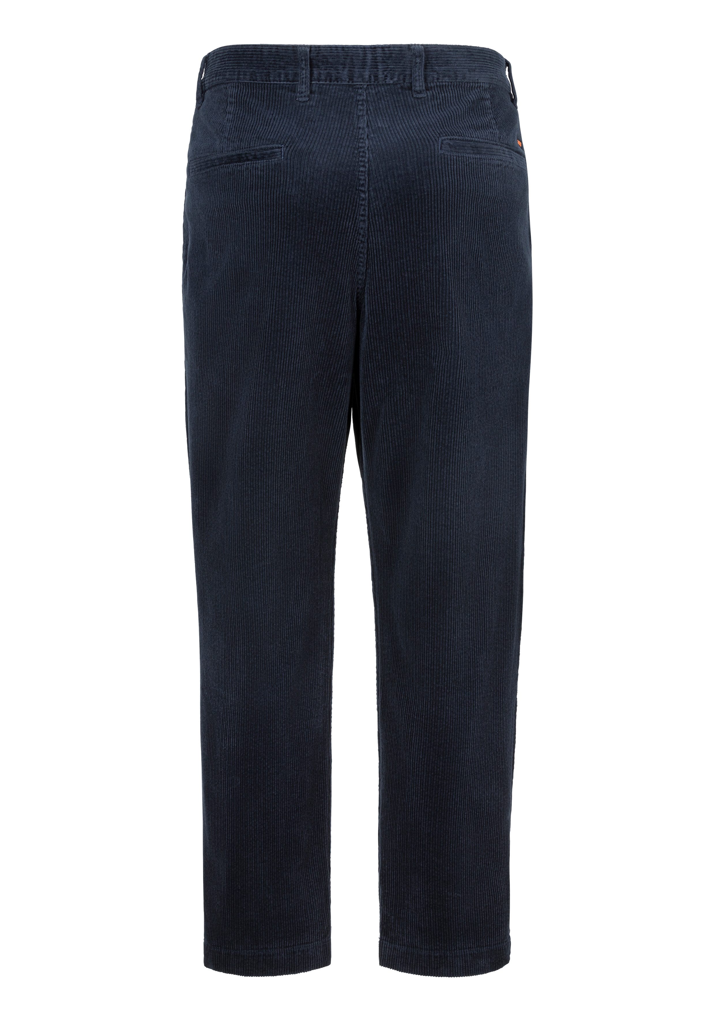Boss Orange Cordbroek Chino-Shyne met merklogo