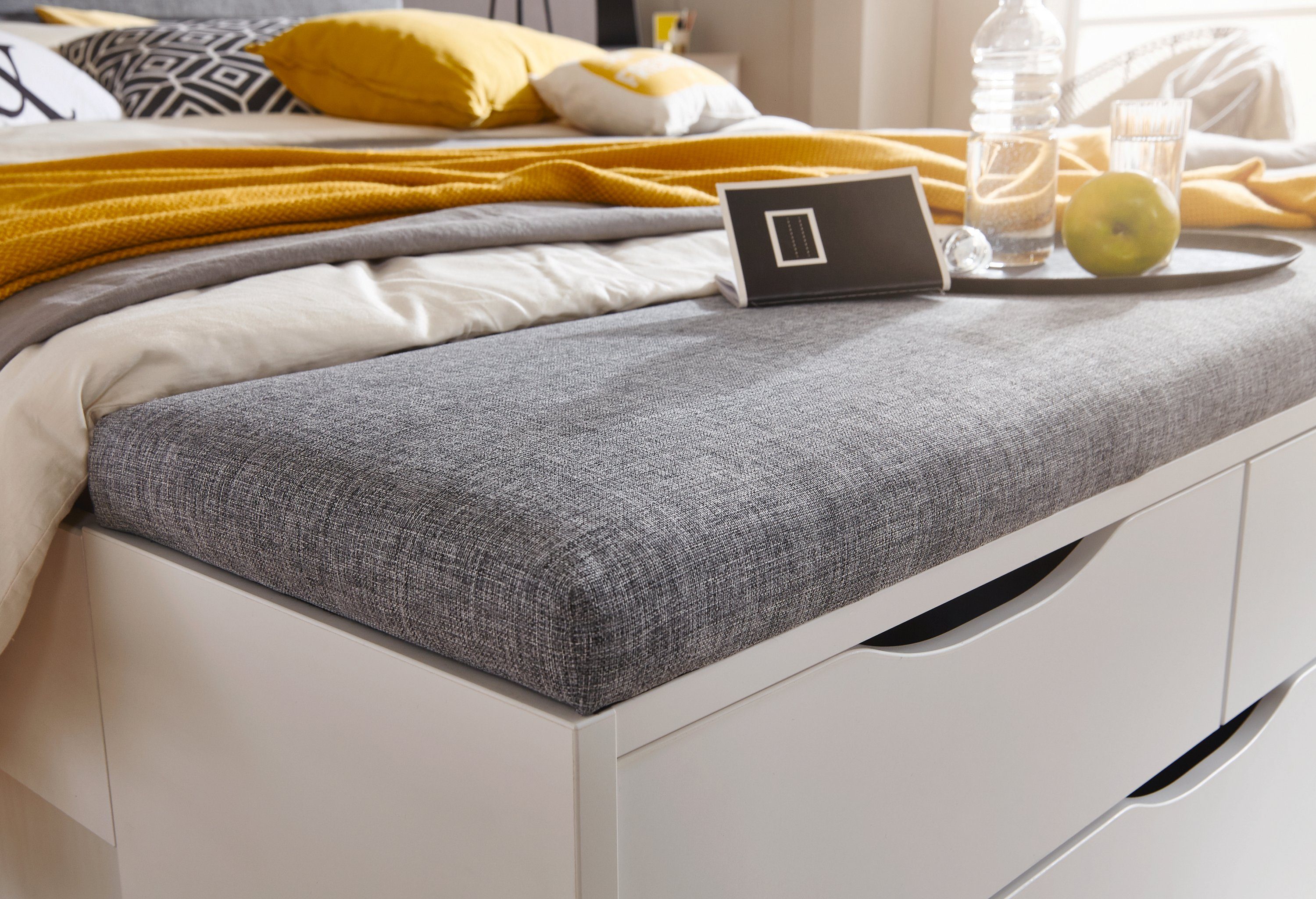 rauch Bed Scala XL inclusief bedbank met bekleding, xl-lade en verdere laden
