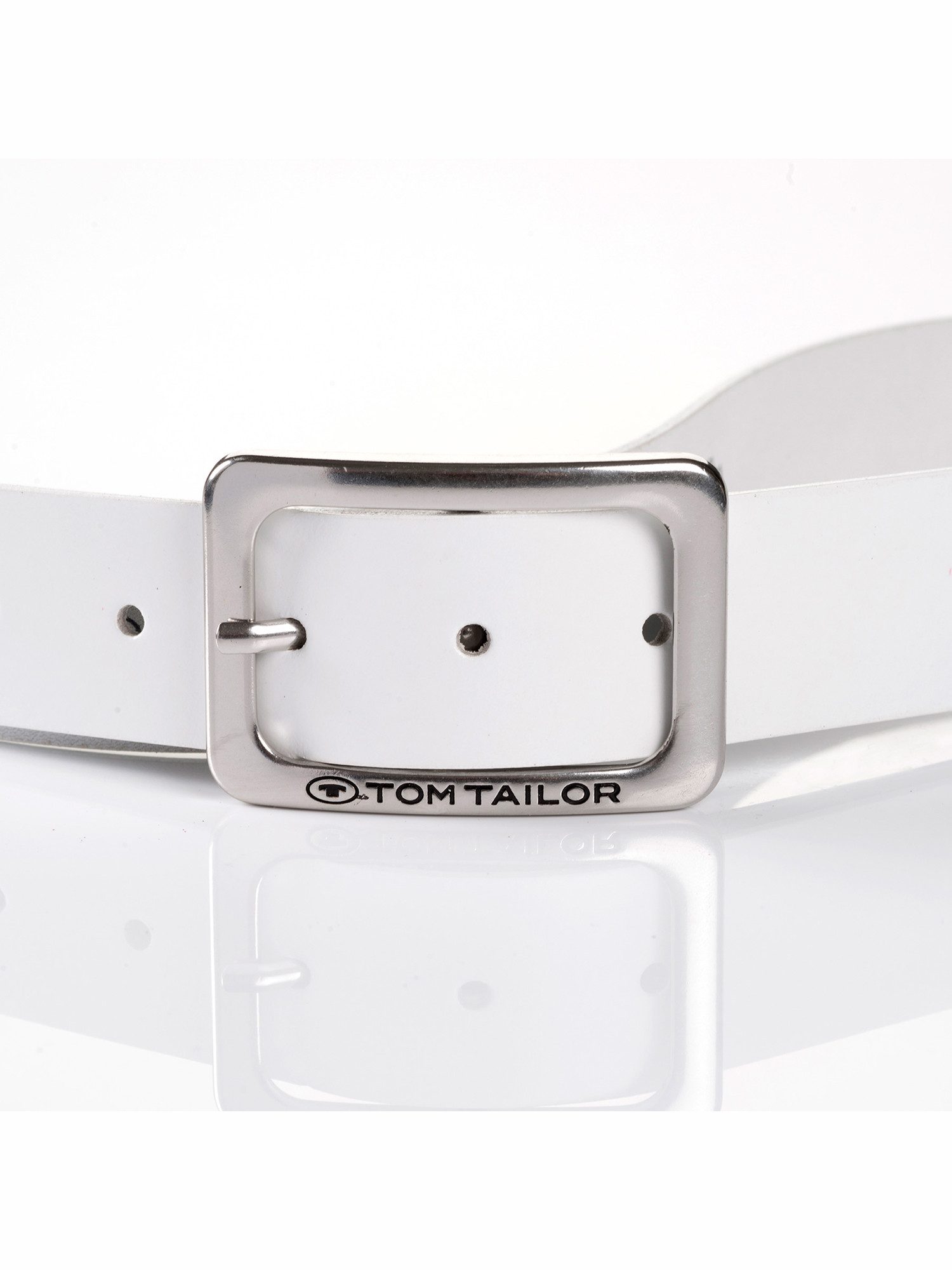 Tom Tailor Leren riem TTEVE 4 cm brede dameslerenriem, klassiek must-have