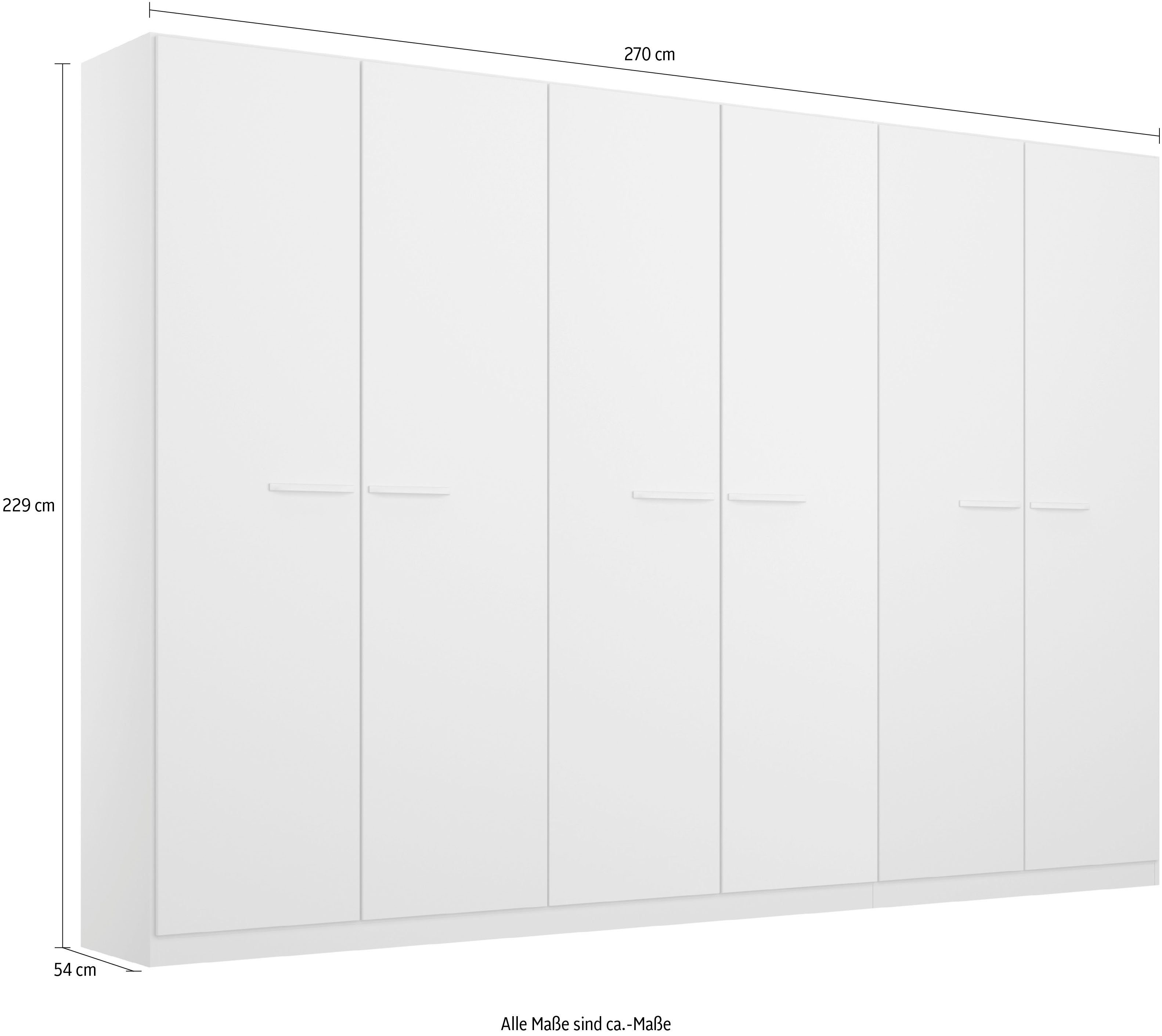 rauch Draaideurkast Kledingkast kast garderobe TOPSELLER OTELI incl. binnenindeling met 3 binnenlades extra planken optioneel met spiegel made in germany