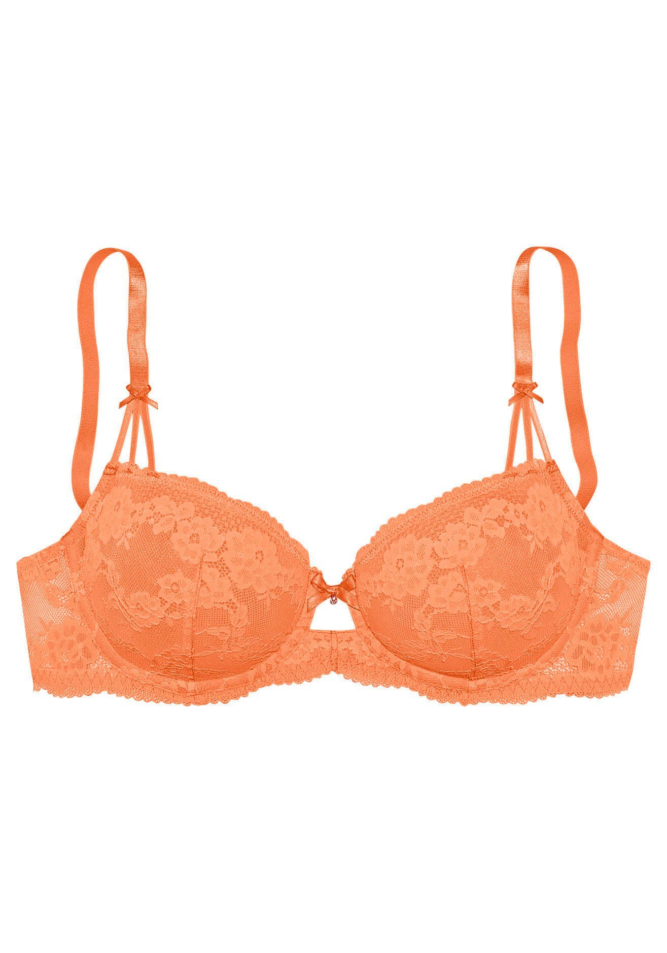 Lascana Beugel-bh gemaakt van fijn en gebloemd kant, lingerie