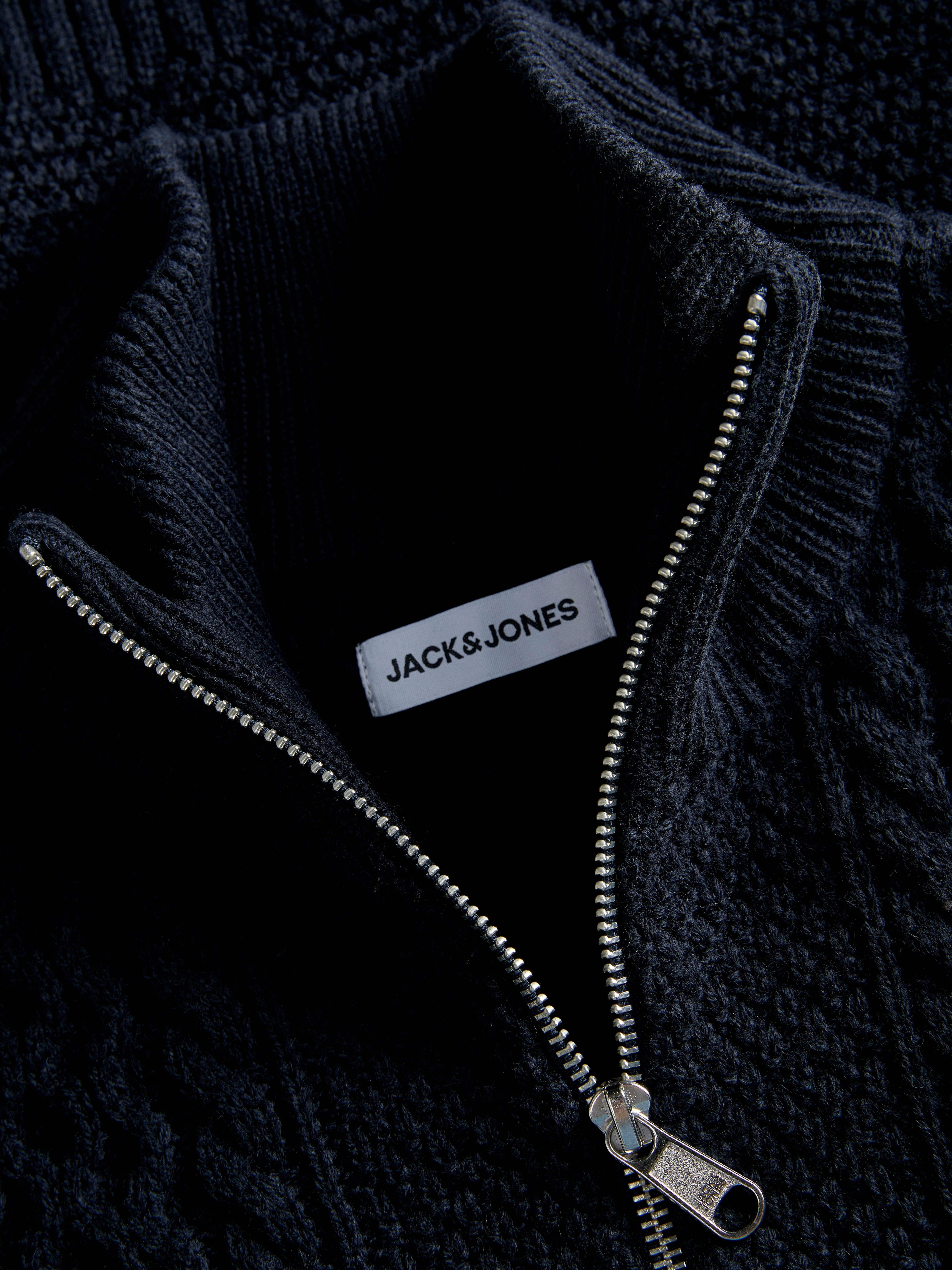 Jack & Jones Schipperstrui JJPAUL KNIT HALF ZIP