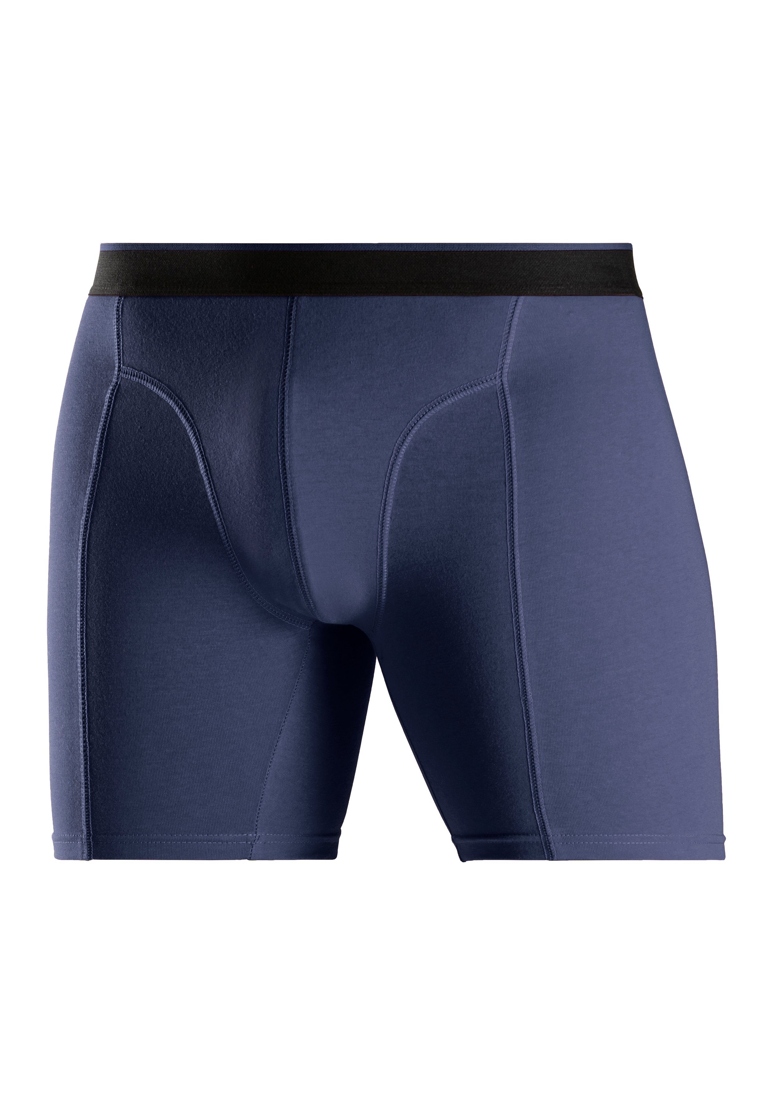 AUTHENTIC LE JOGGER Lange boxershort met twee kleuren geweven band en langere pijpen (set 5 stuks)