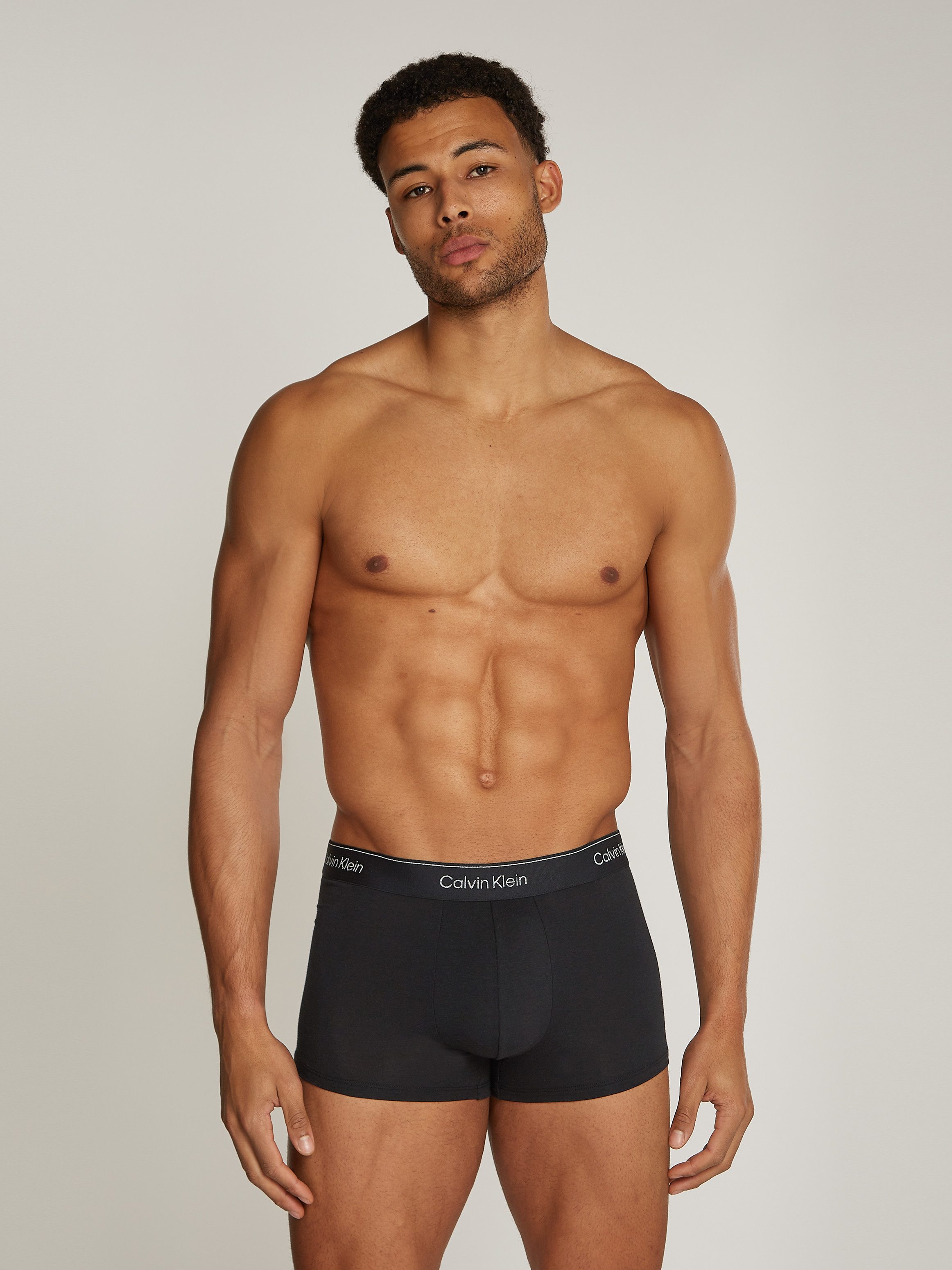 Calvin Klein Trunk LOW RISE TRUNK 3PK met logo-elastische tailleband (3 stuks) (3 stuks)