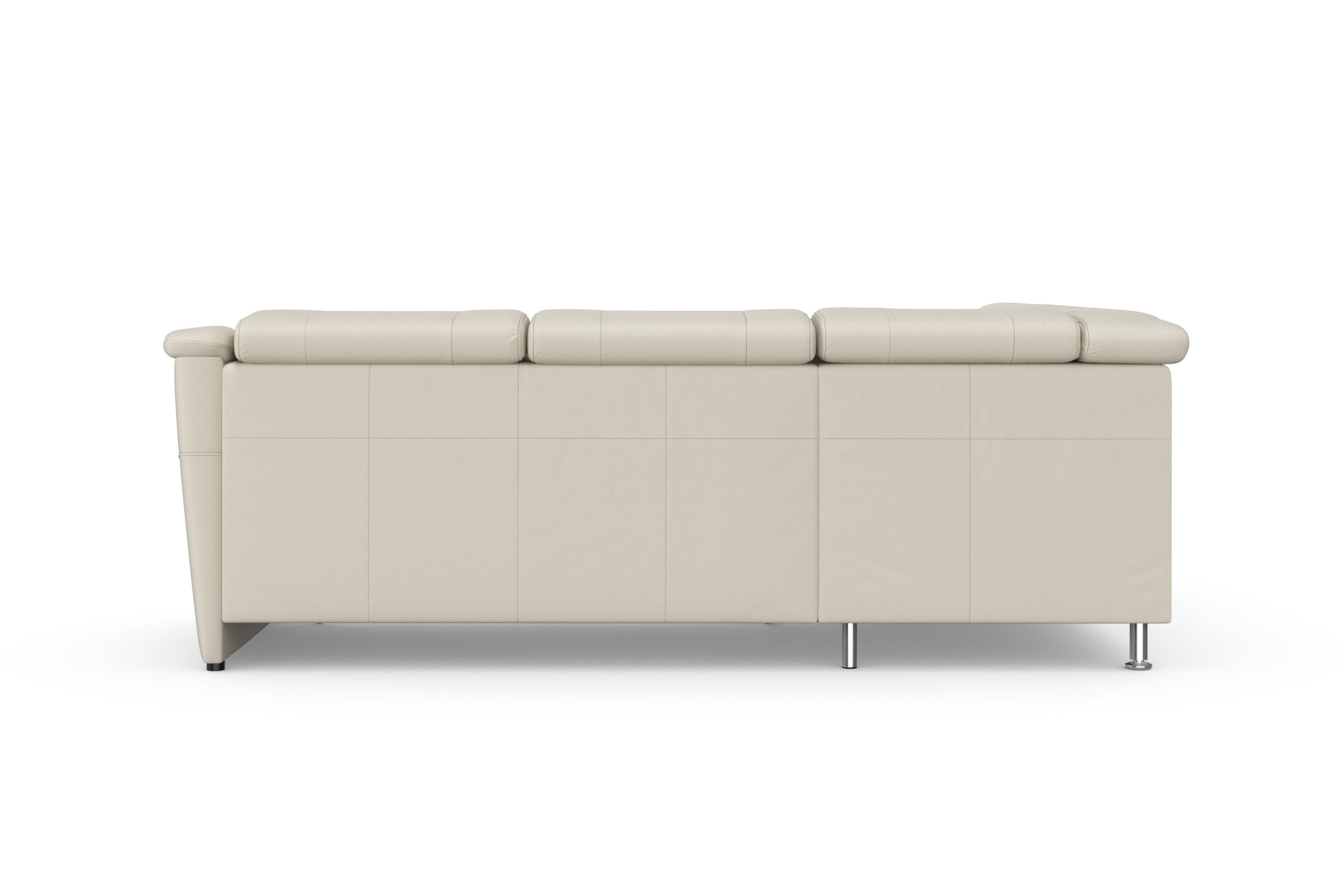 sit&more Hoekbank Freetown L-vorm met verstelbare hoofdsteun en comfortabele binnenvering