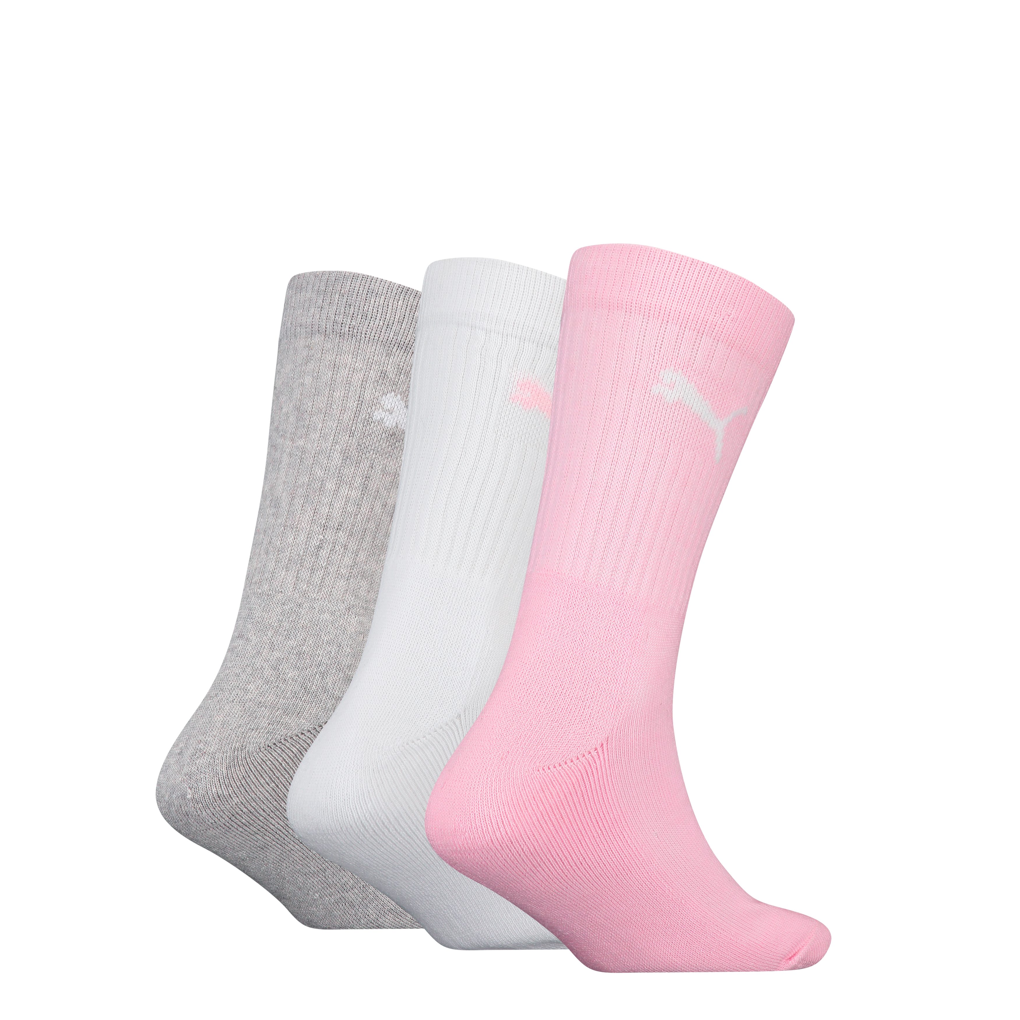 PUMA Sokken PUMA KIDS CREW SOCK 3P Junior met klassieke rib (3 paar, 3 paar)
