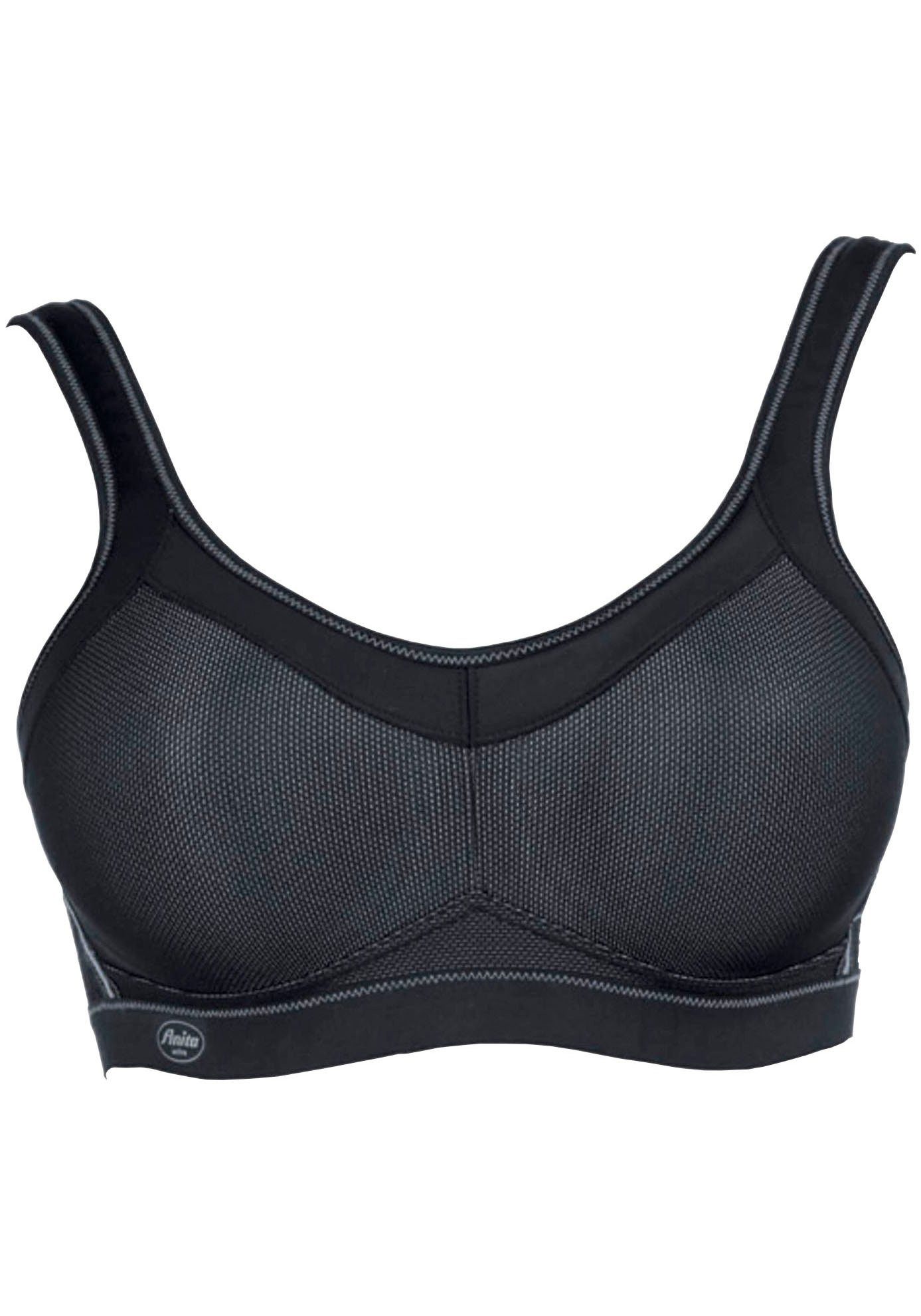 Anita Active Sport-bh Momentum Ademend, licht glanzend, comfortabele schouderbanden gepolsterd