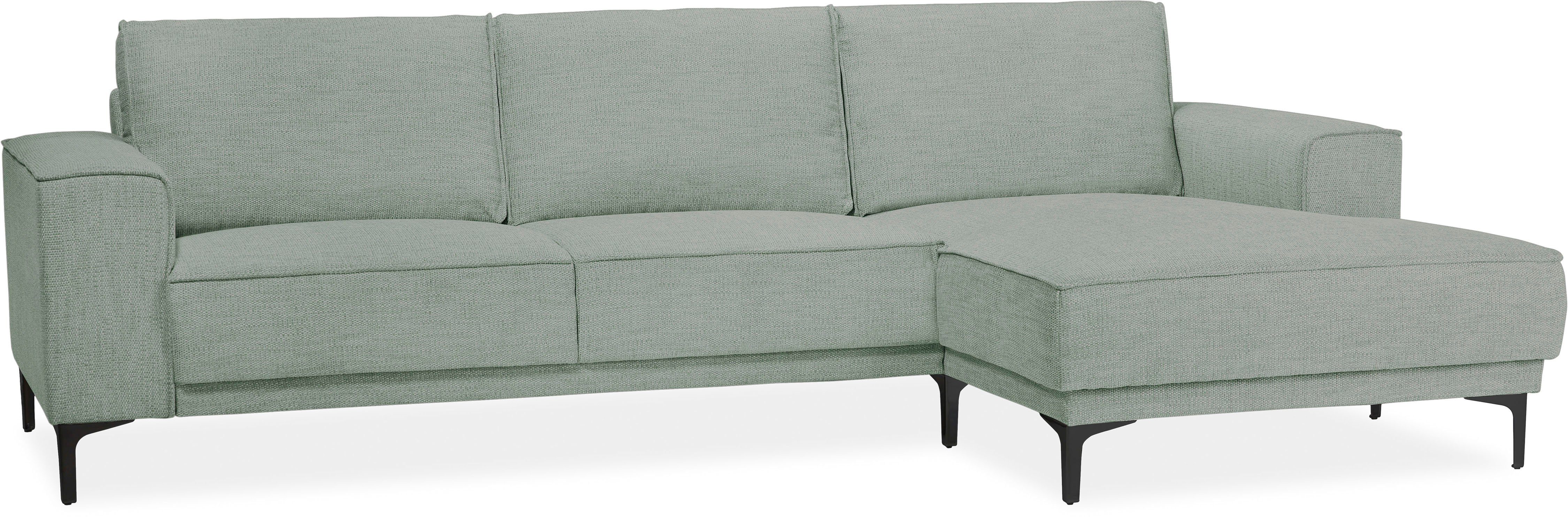Places of Style Hoekbank Oland, structuur, platweefsel, luxe microvezel, bouclé