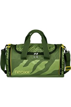 neoxx sporttas champ, ready for green van gerecyclede petflessen groen