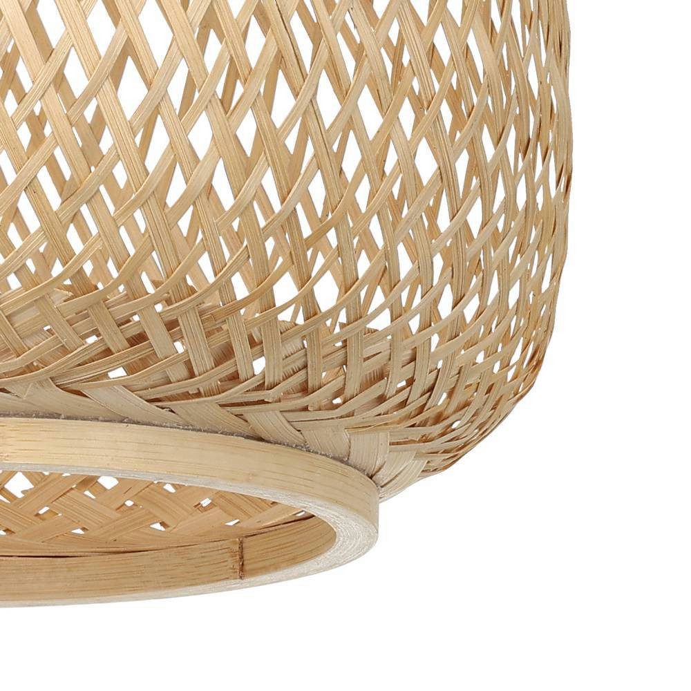 EGLO Hanglamp DEMBLEBY Hanglamp, excl. lichtbron E27, Hygge Hanglamp, woonkamerlamp, eettafellamp, gevlochten, 110x32cm