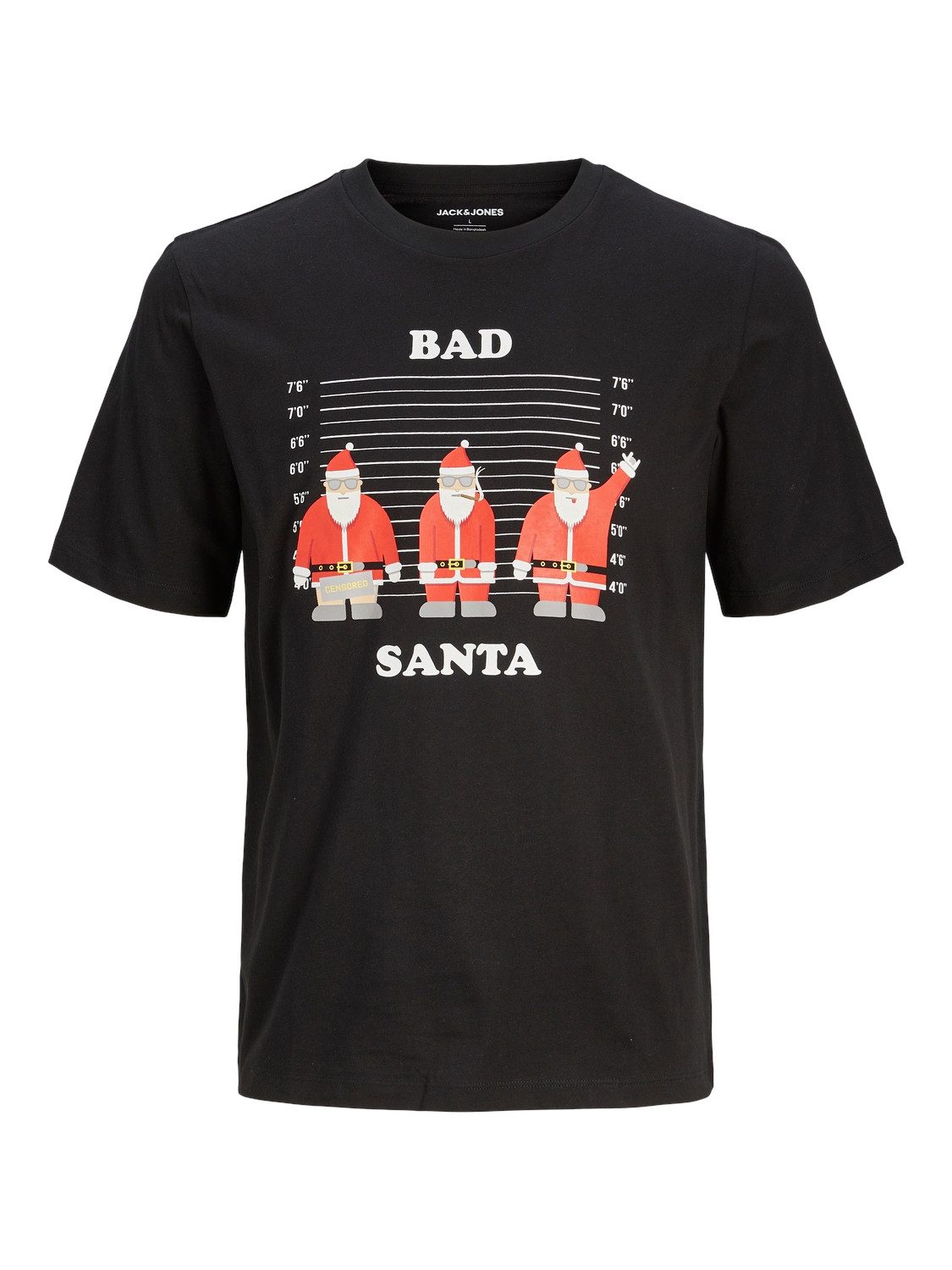 Jack & Jones Shirt met ronde hals JJXMAS FUNNY TEE SS CREW NECK