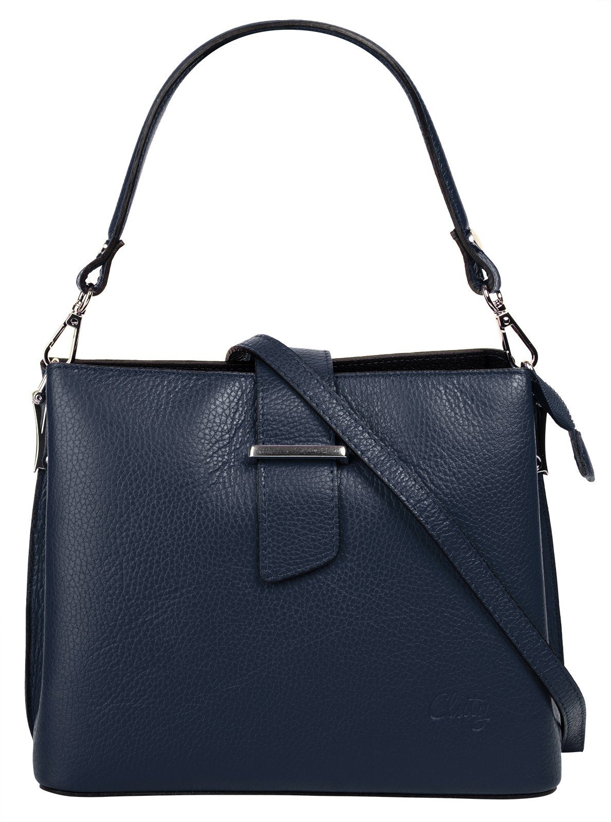 Cluty Tas echt leer, made in italy