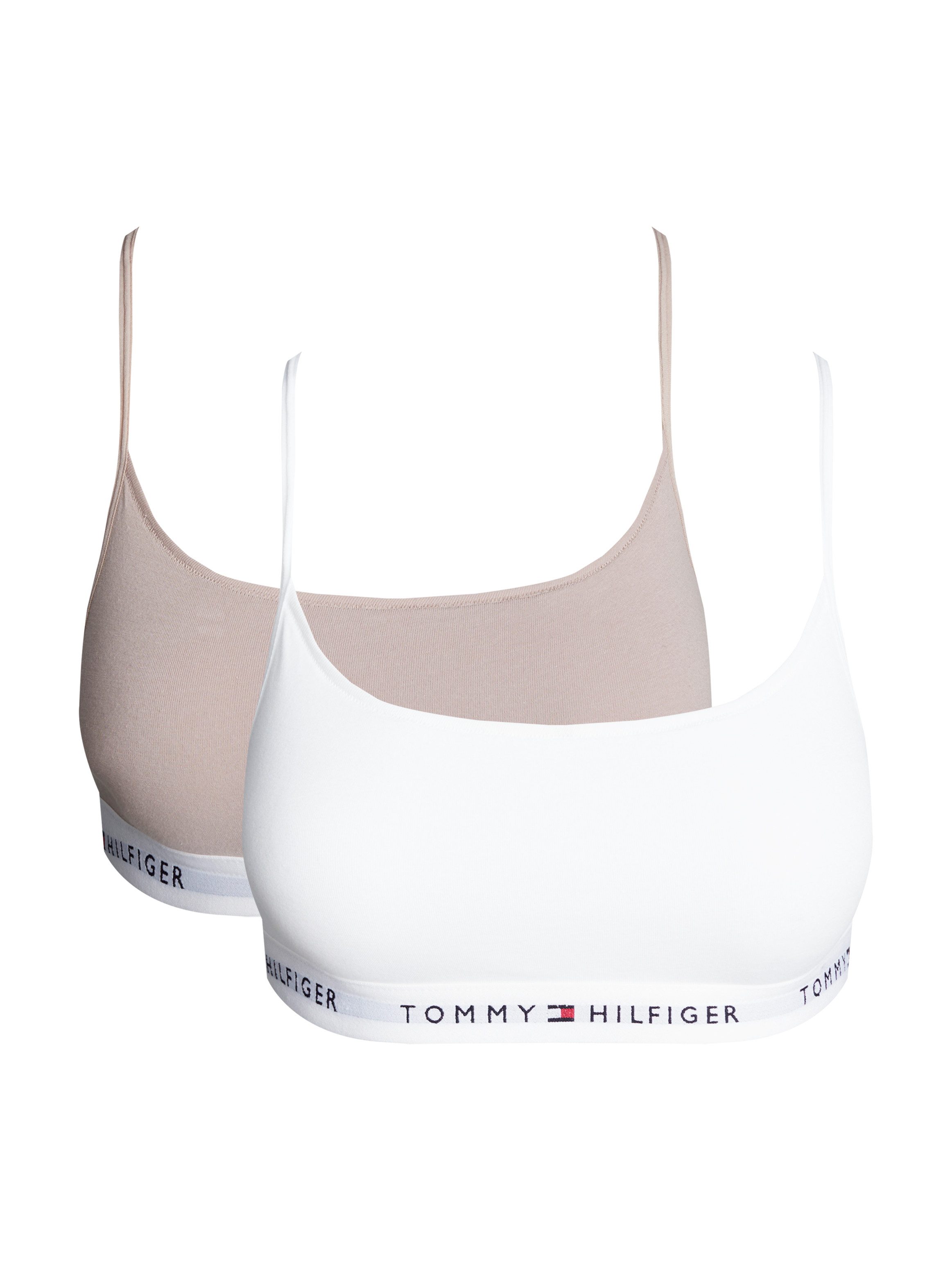 Tommy Hilfiger Underwear Bralette-bh 2 PACK BRALETTE met een logo-opschrift (set, 2-delig, 2 stuks)