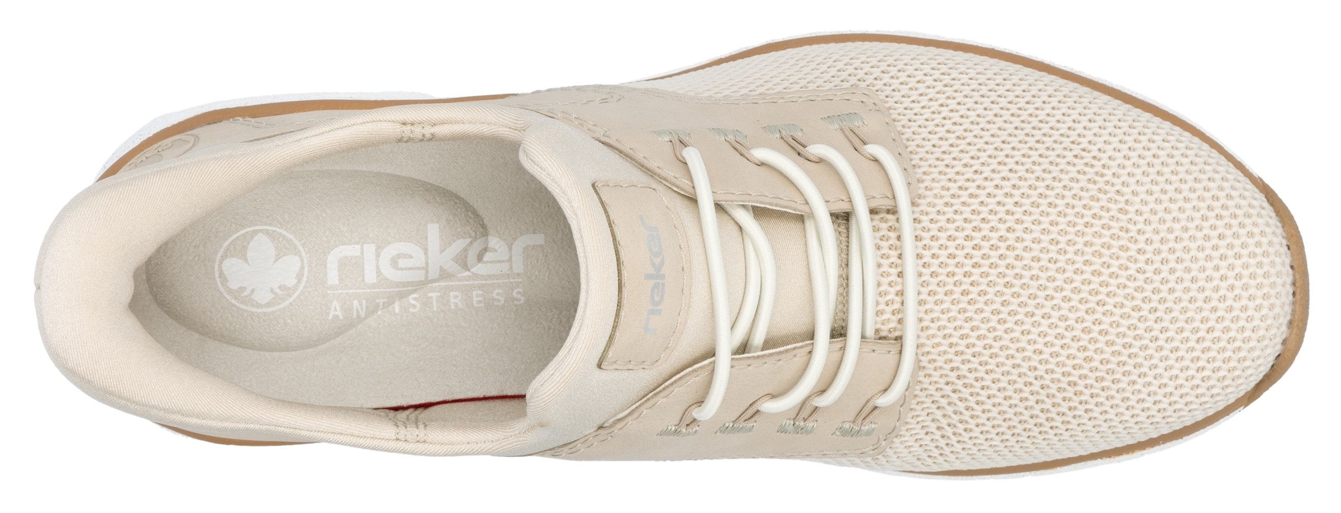 Rieker Slip-on sneakers Ready2GO , vrijetijdssneaker, lage schoen, instapschoen, elastische band, elastische instap