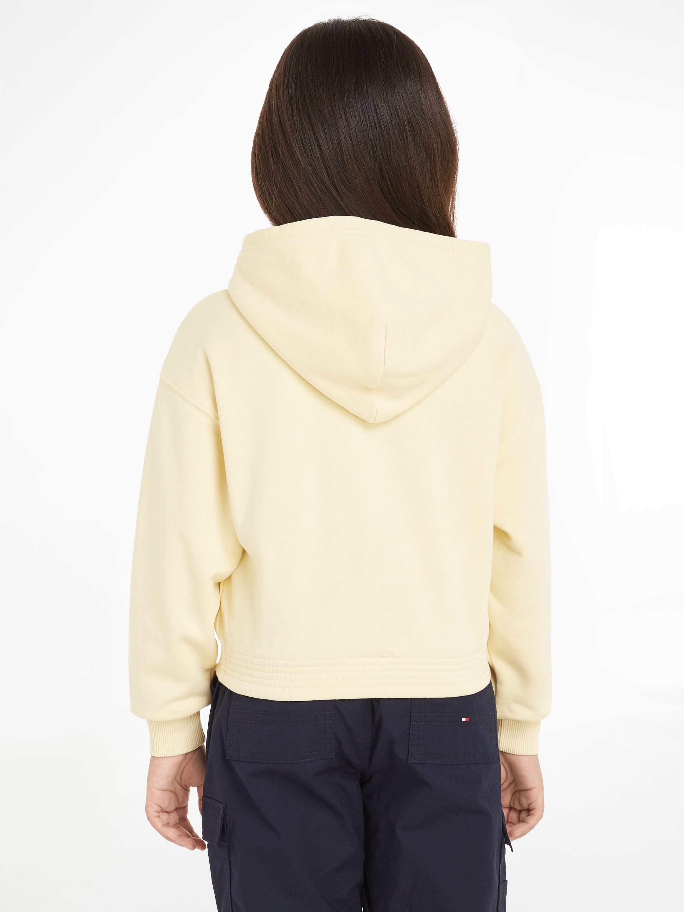 Tommy Hilfiger Hoodie MONOTYPE FLOCK HOODIE Kinderen tot 16 jaar met logo-opdruk