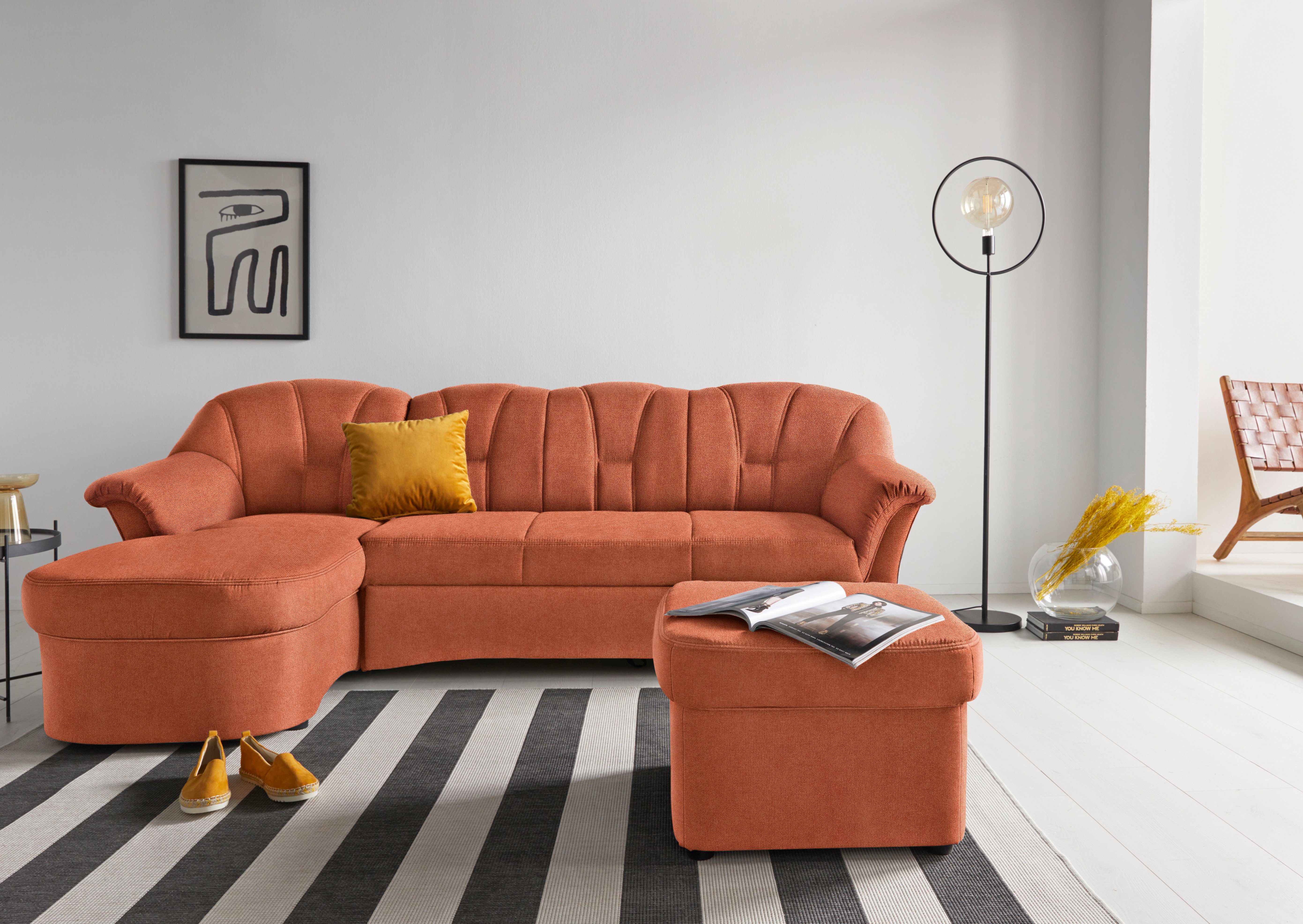 DOMO collection Hoekbank Papenburg, tijdloze rugsteppingen, elegante vormtaal, L-vorm