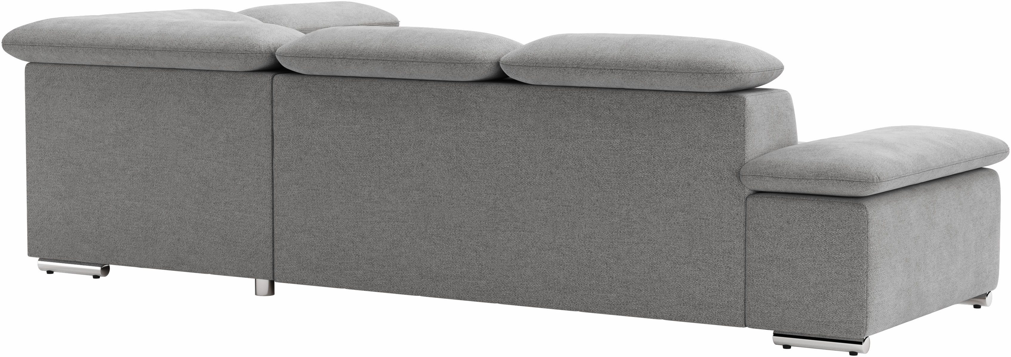 sit&more Hoekbank Valentine, L-vorm, arm- en hoofdeinstelling