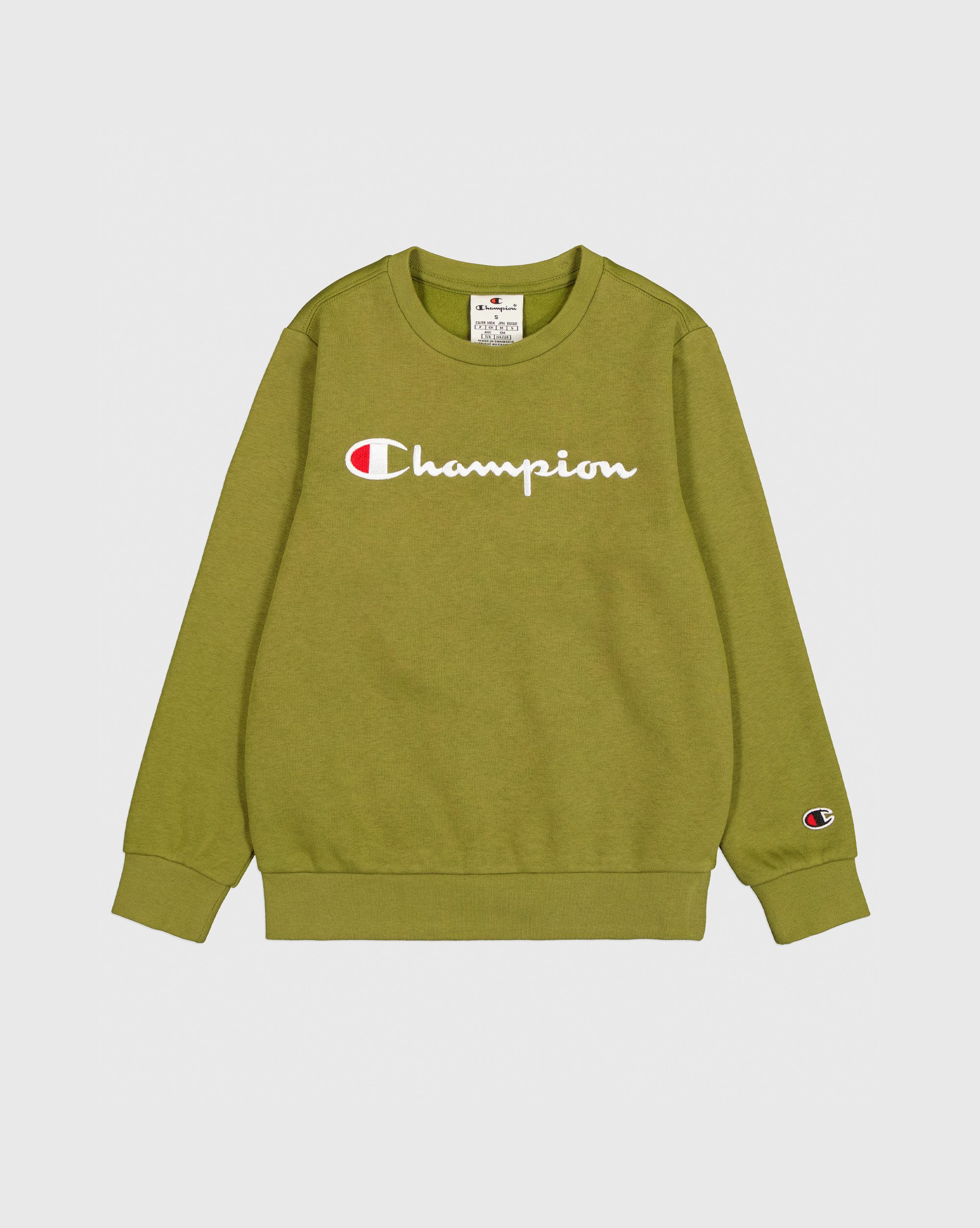 Champion Big Logo Fleece Crewneck Sweater Junior